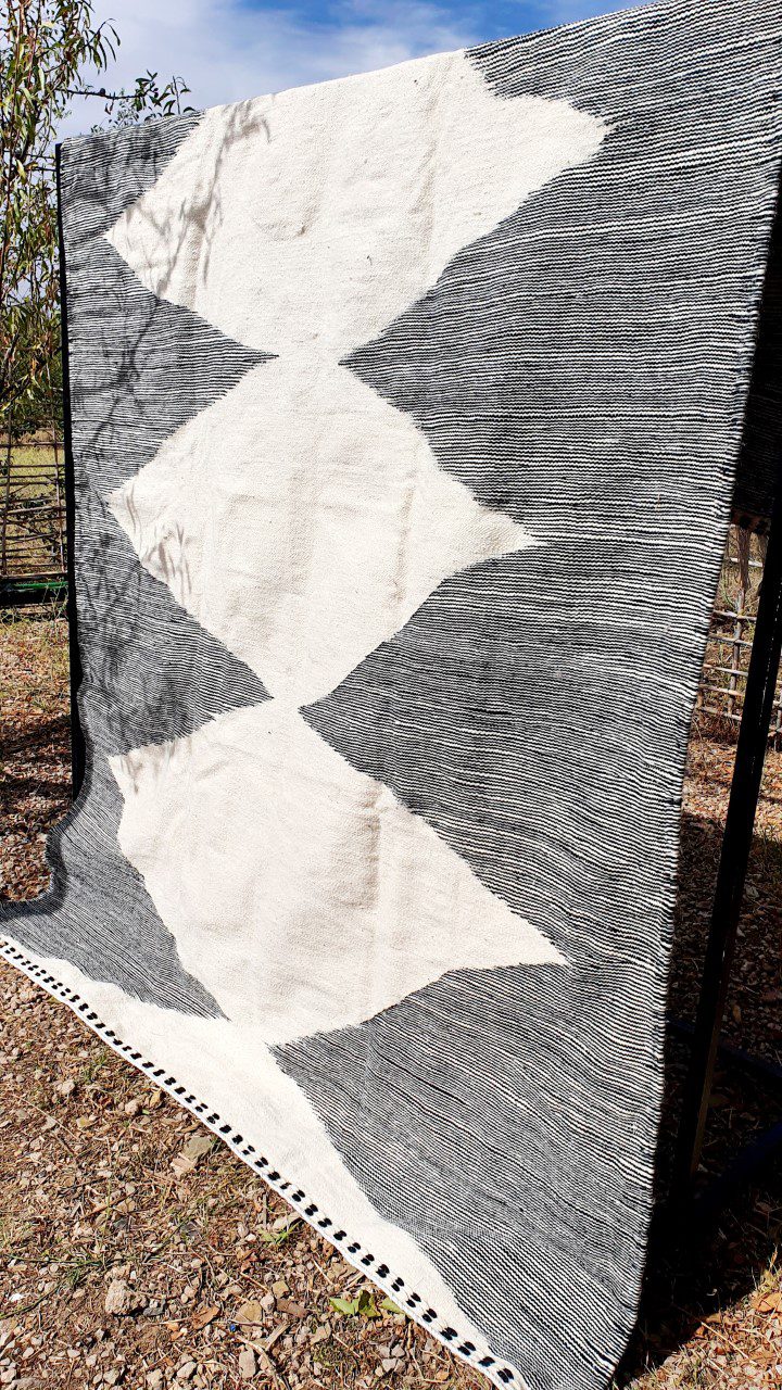 Grand kilim Zanafi avec grand losange – Image 2