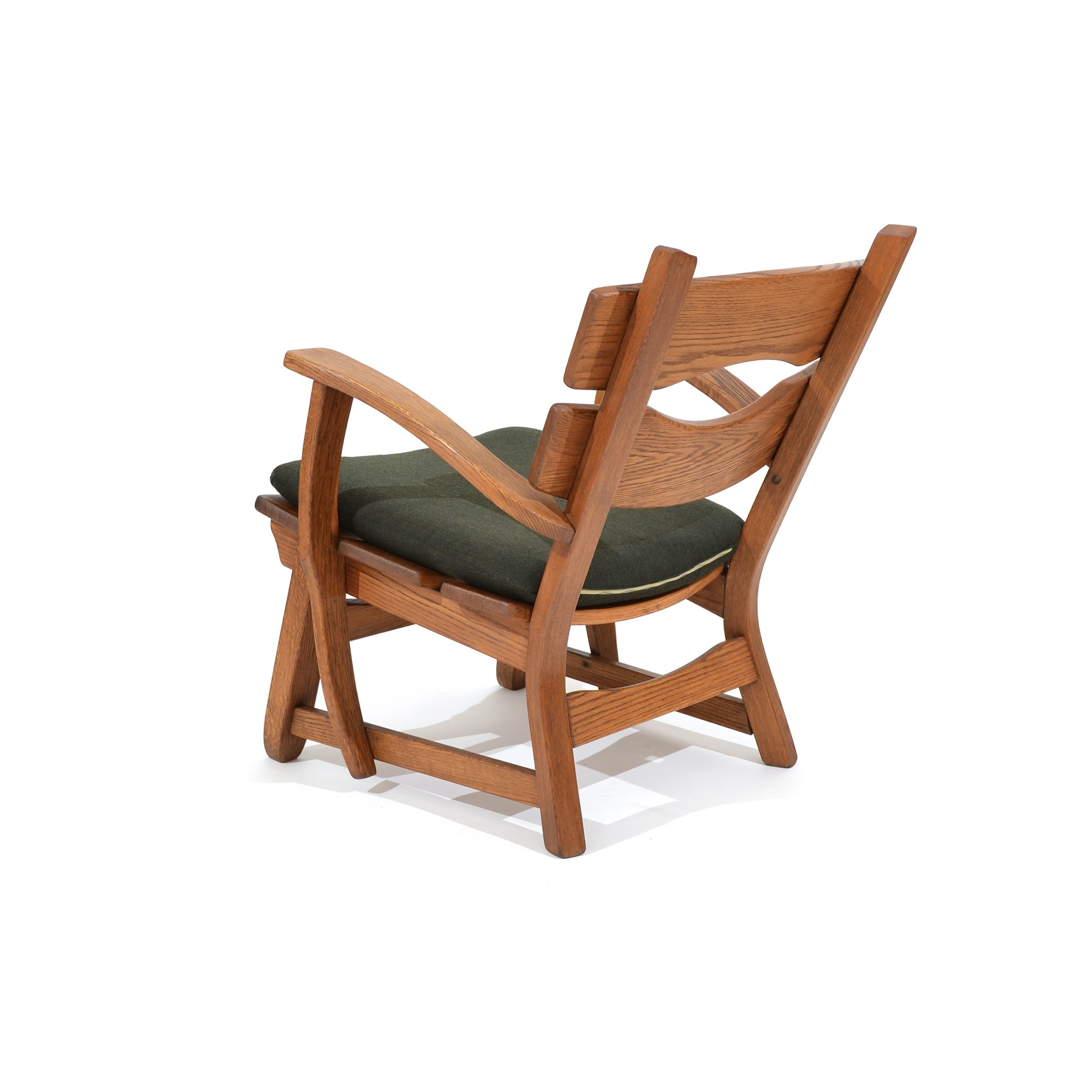 Fauteuils brutalistes en chêne par AWA, Pays-Bas, 1970's – Image 14