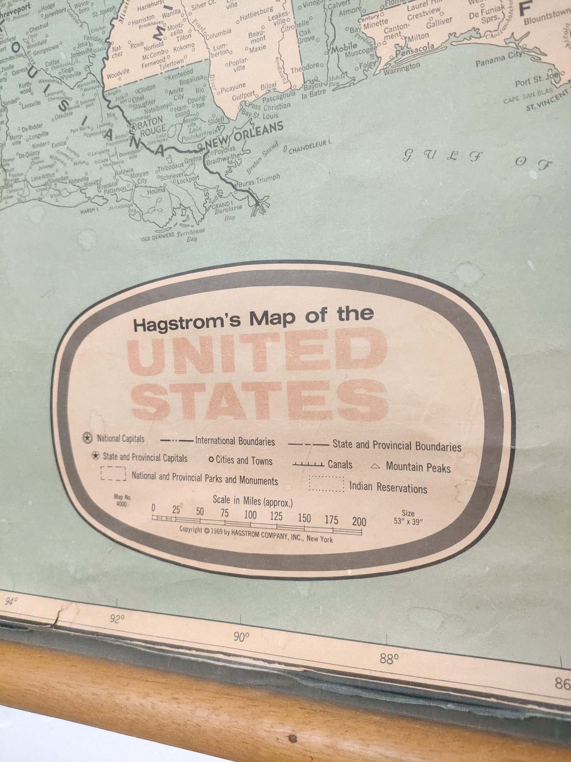 Ancienne carte USA – Image 3