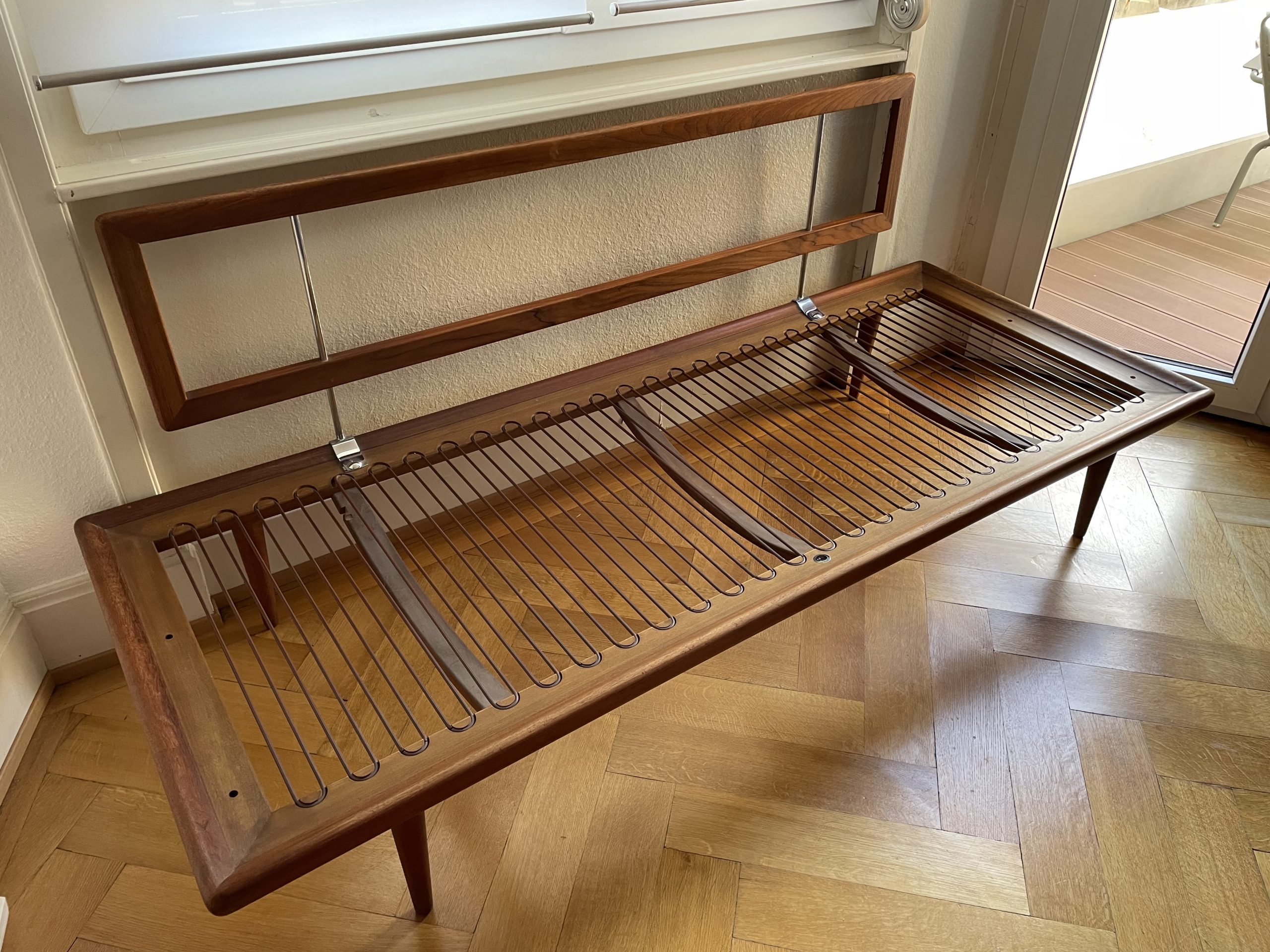 Daybed / banquette en teck – Bild 6