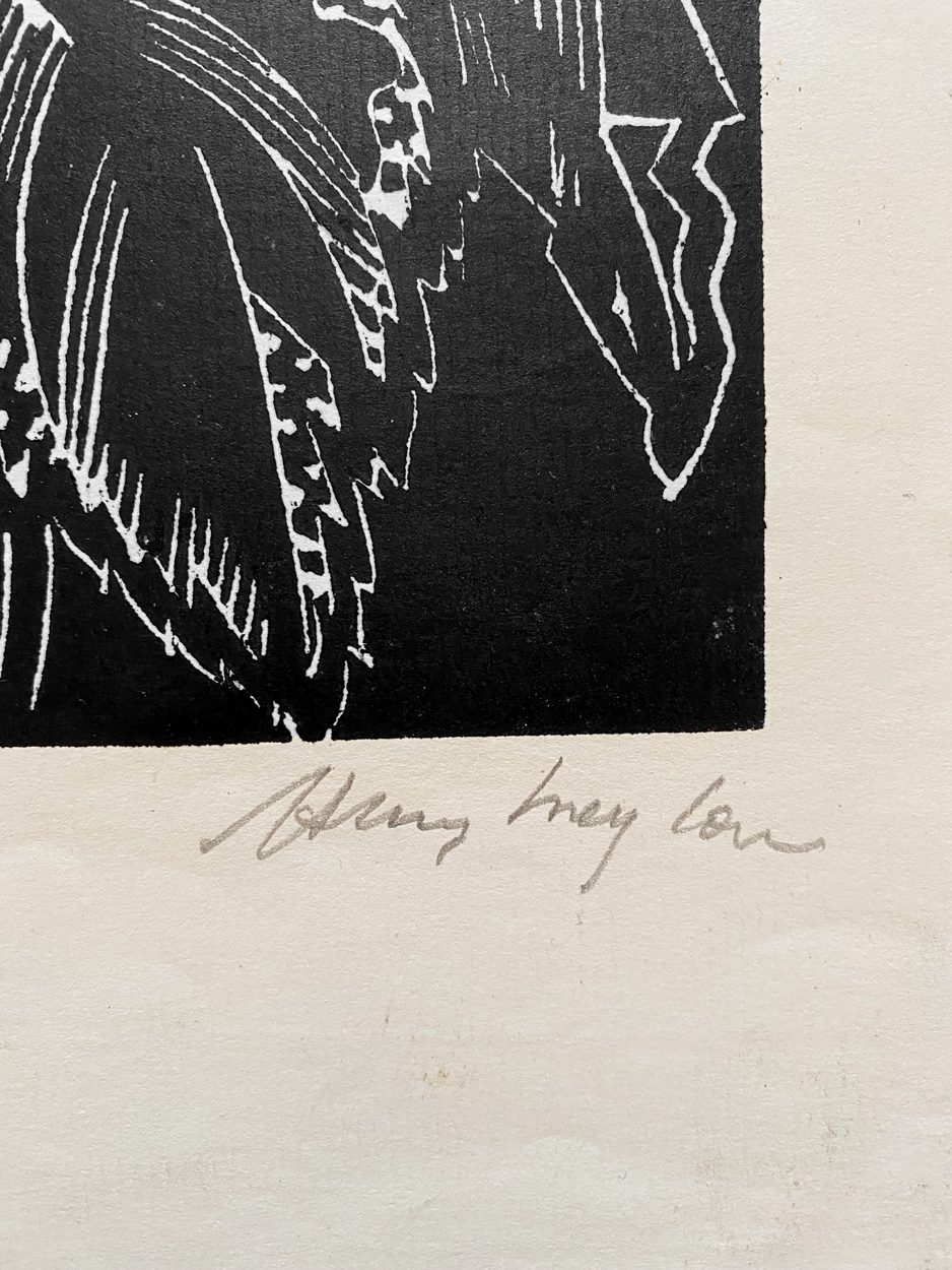 Gravure de Henry Meylan - "Bouquet de tournesols" – Bild 5