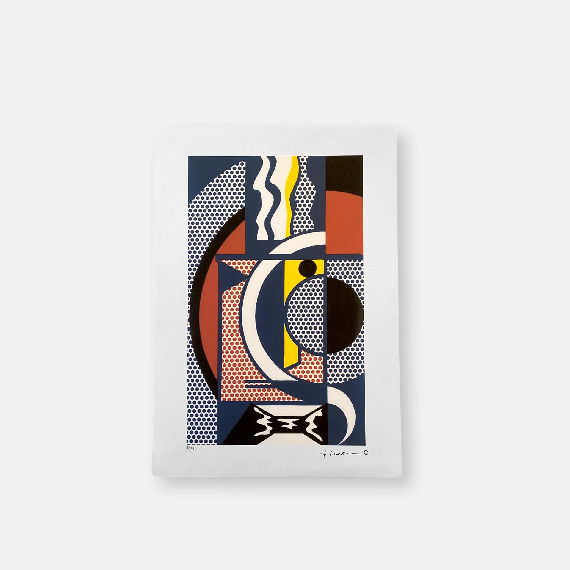 Composition abstraite par Roy Lichtenstein