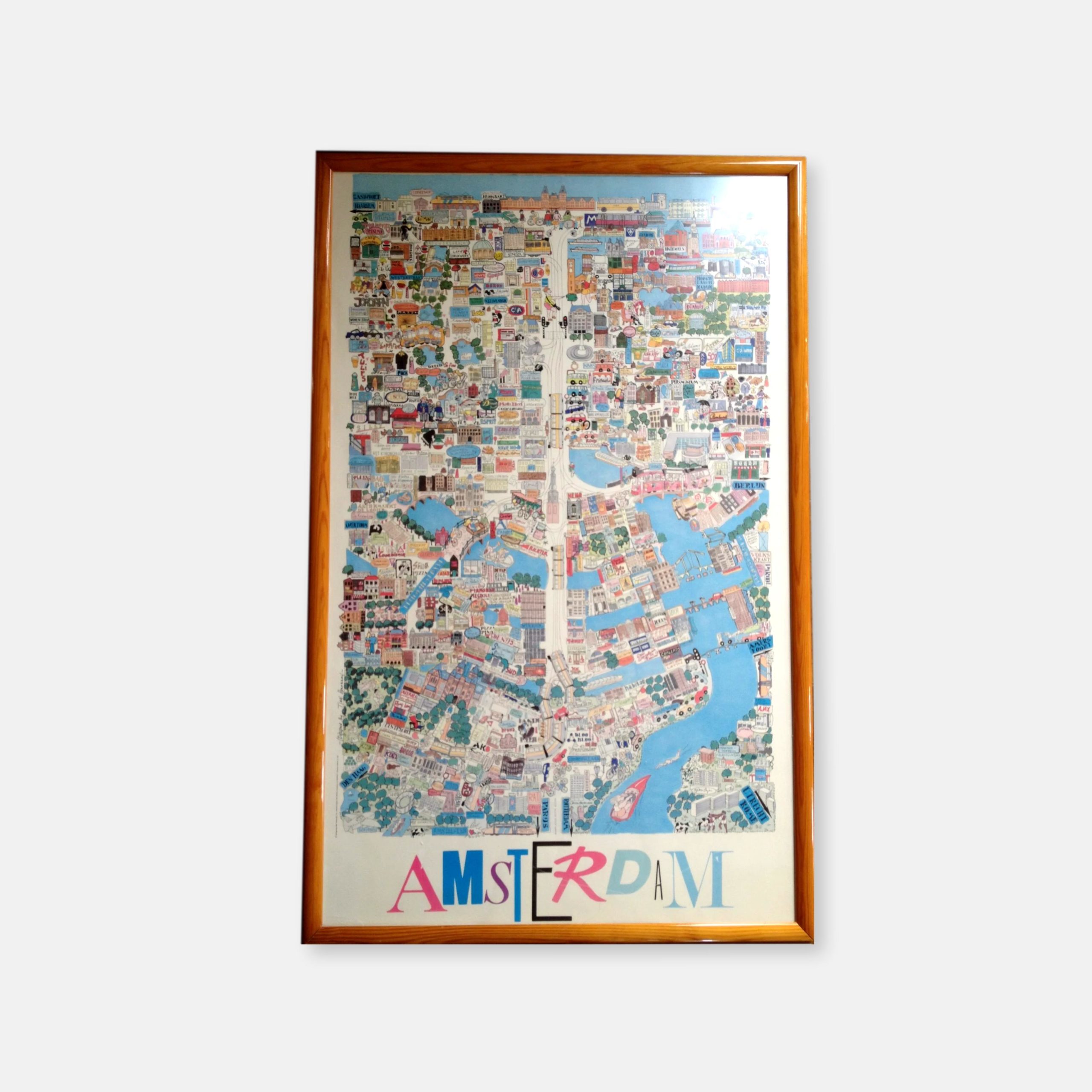 Affiche Amsterdam 1986