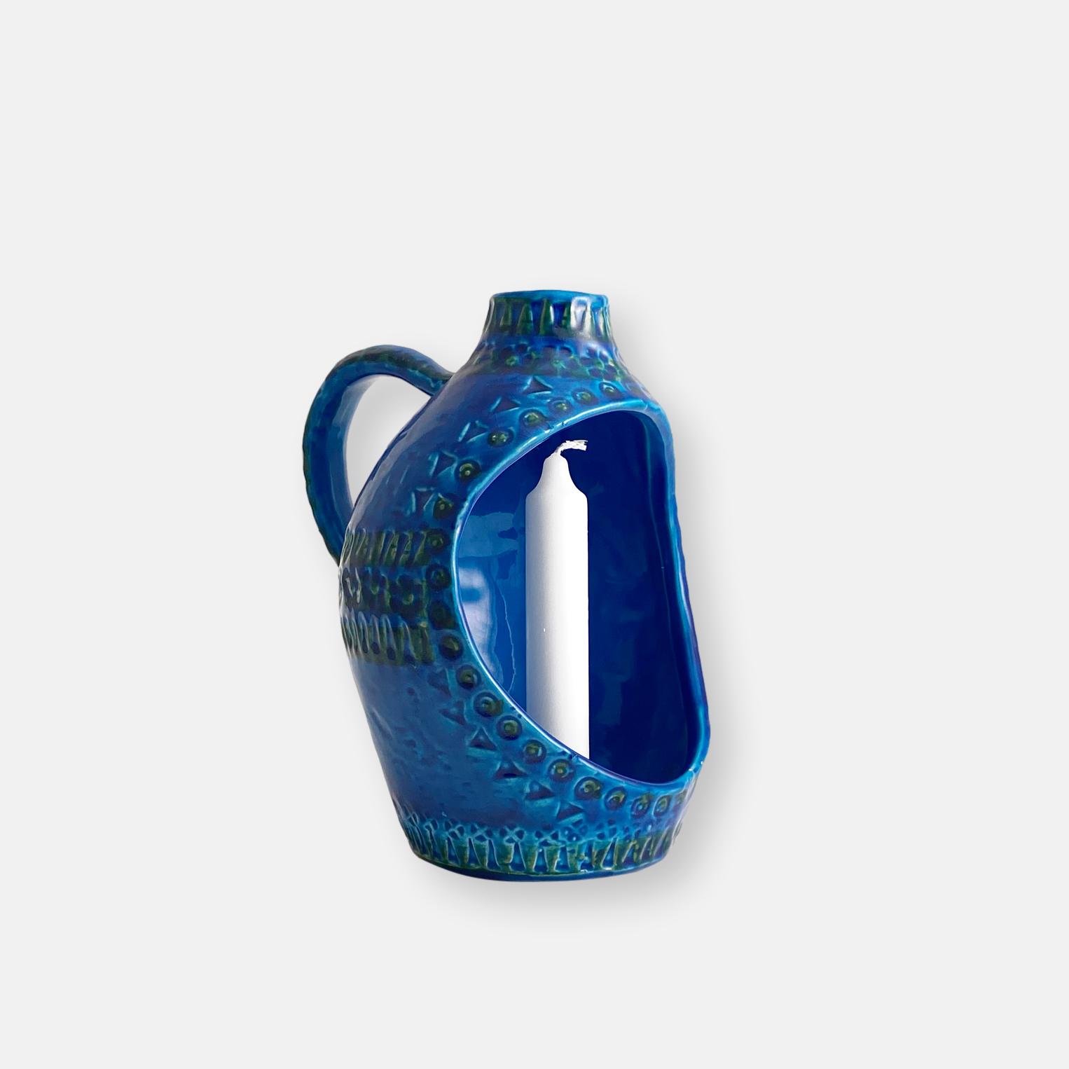 Bougeoir Rimini Blue de Aldo Londi