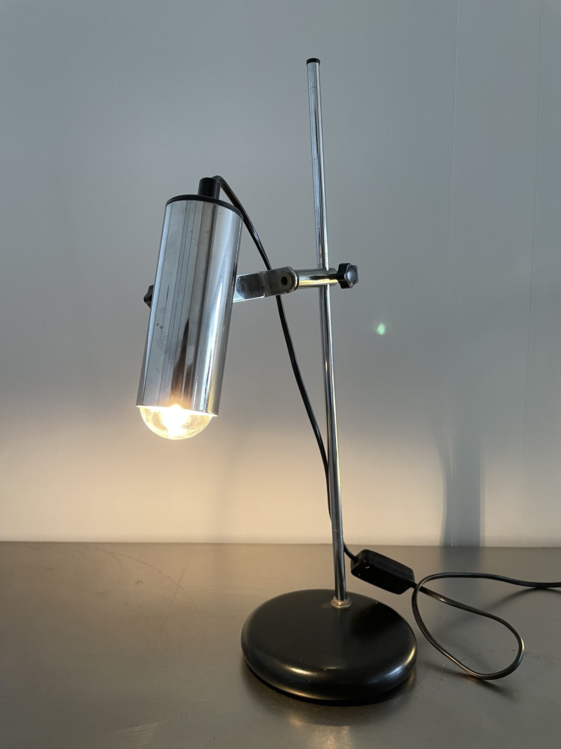 Lampe de bureau chromée – Bild 2
