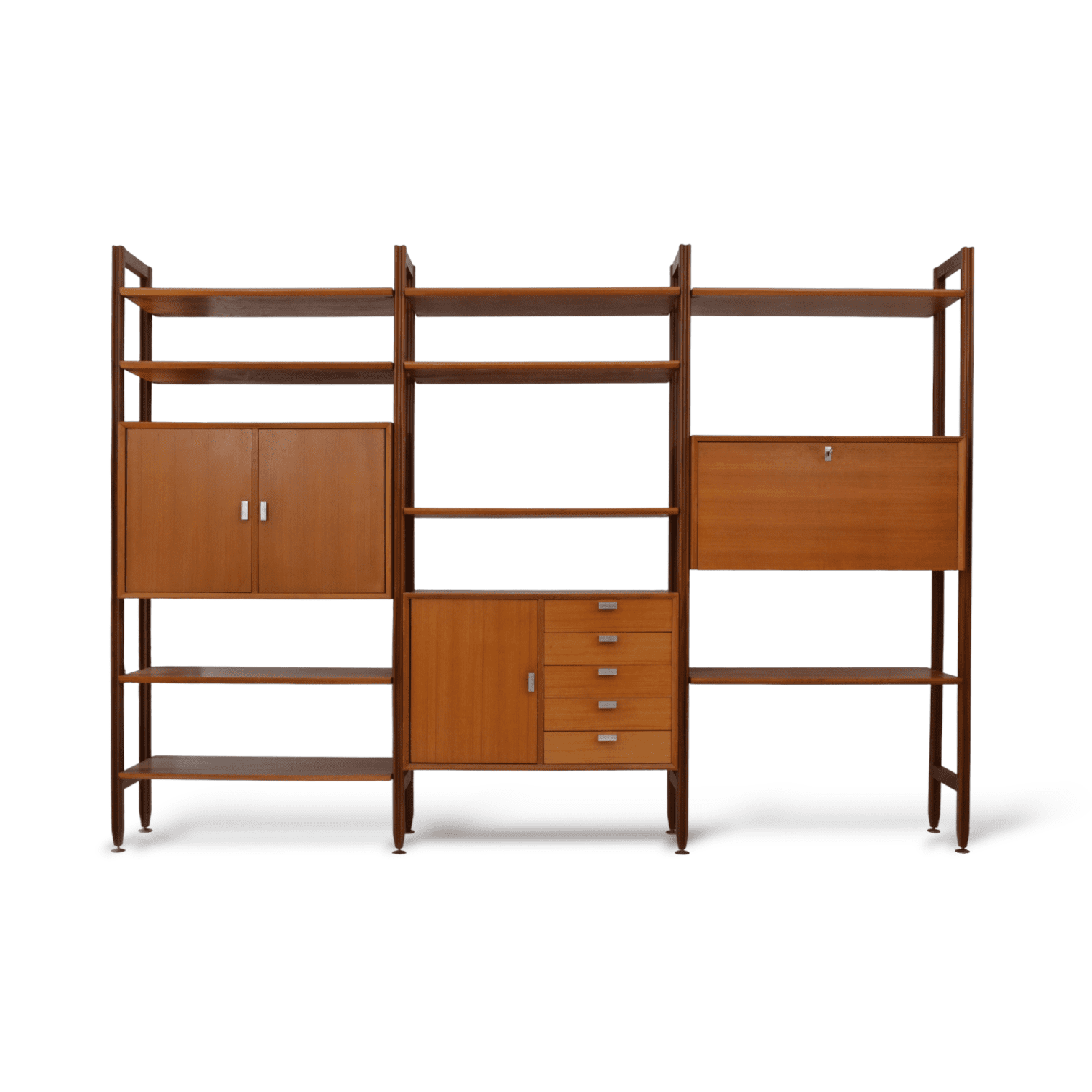Bibliothèque modulable en teck, Faram, Italie, 1960's – Image 2