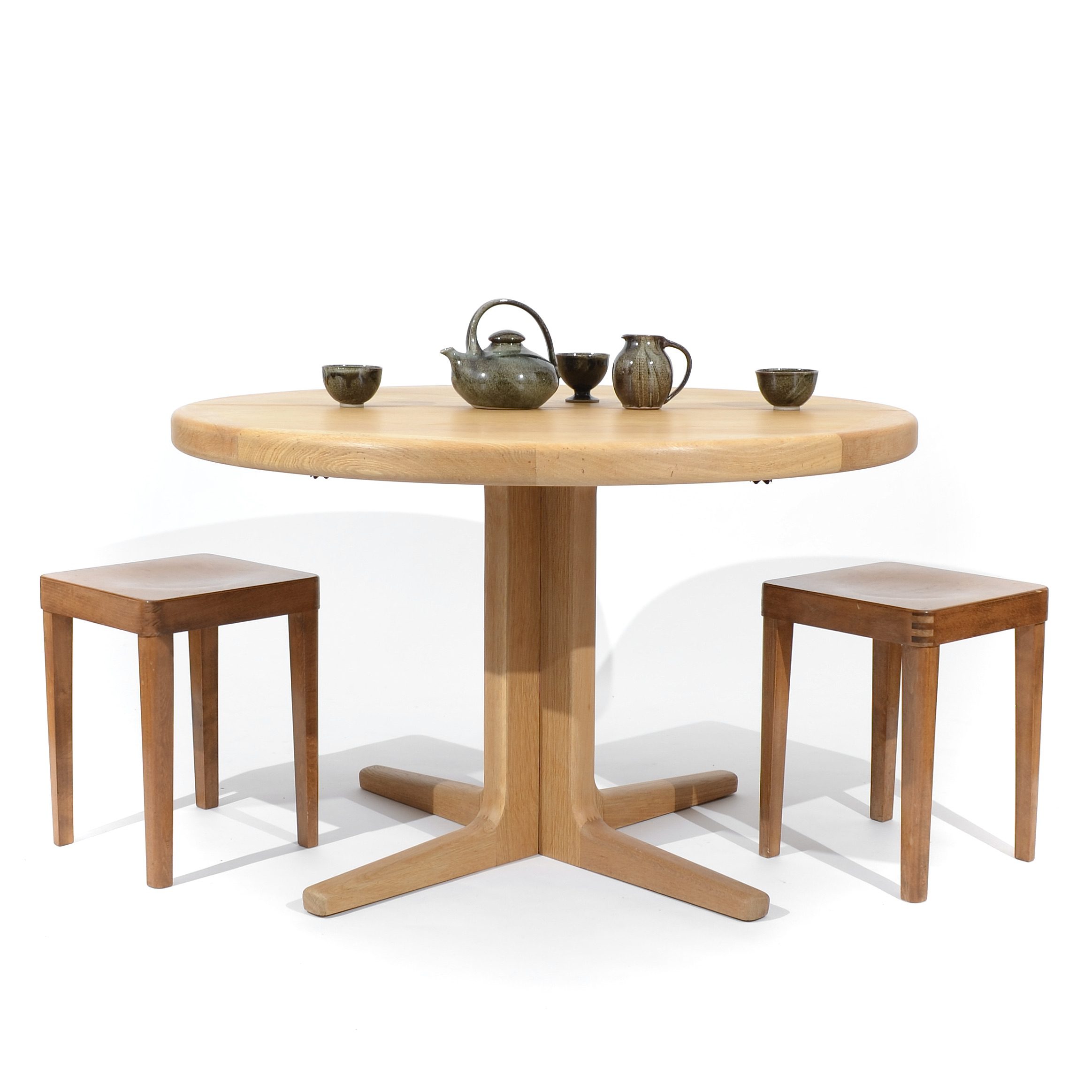 Table à manger en chêne, Danemark, 1970's – Image 4