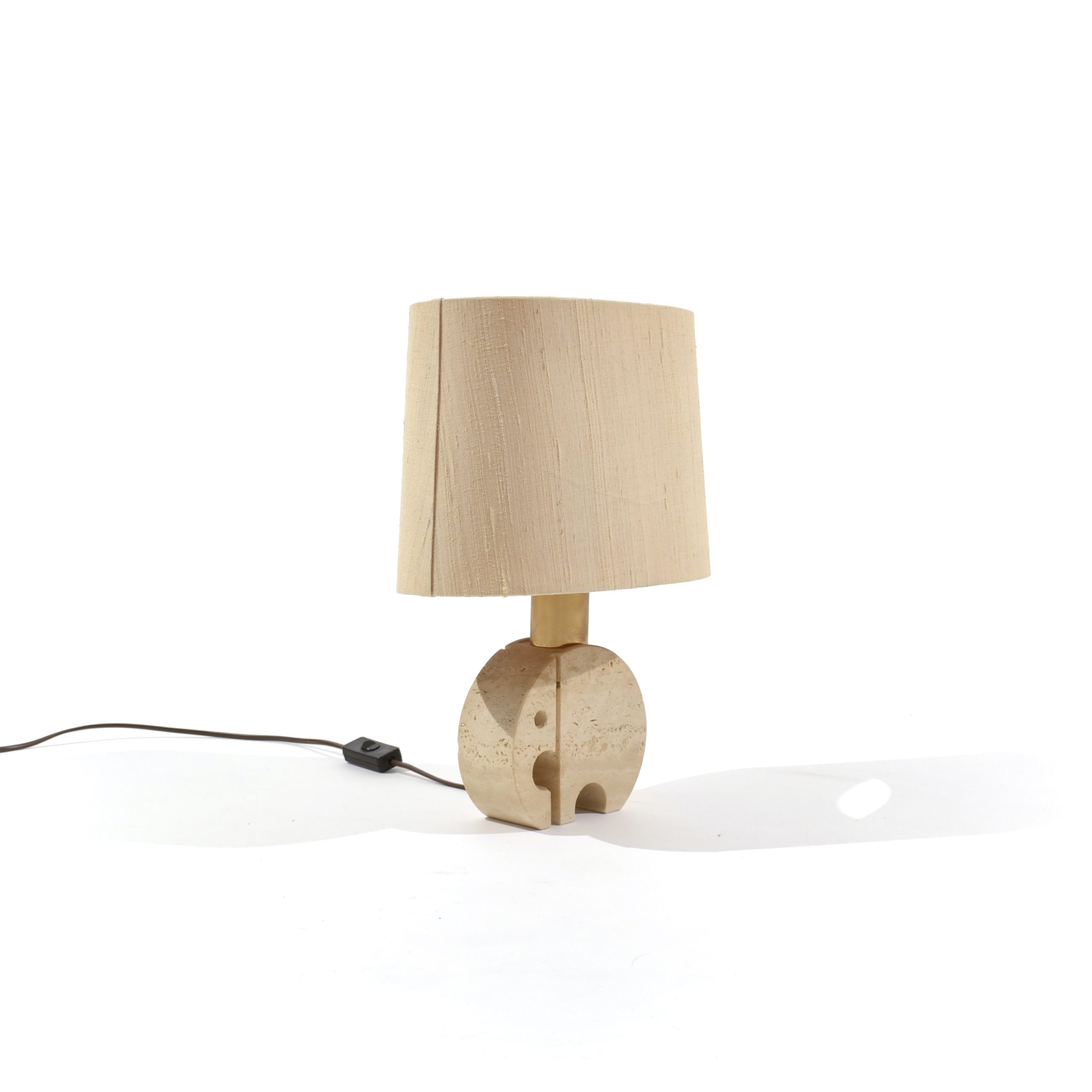 Lampe de table en travertin, Fratelli Mannelli, Italie, 1970's – Image 4