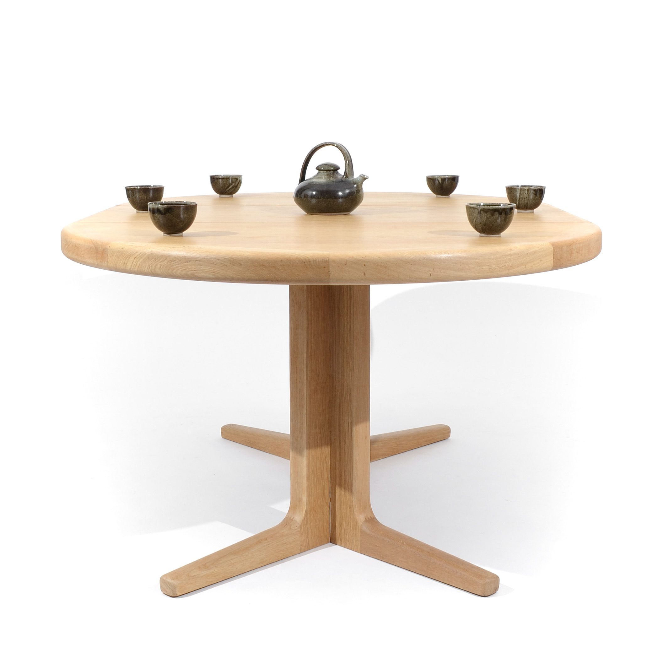 Table à manger en chêne, Danemark, 1970's – Image 7