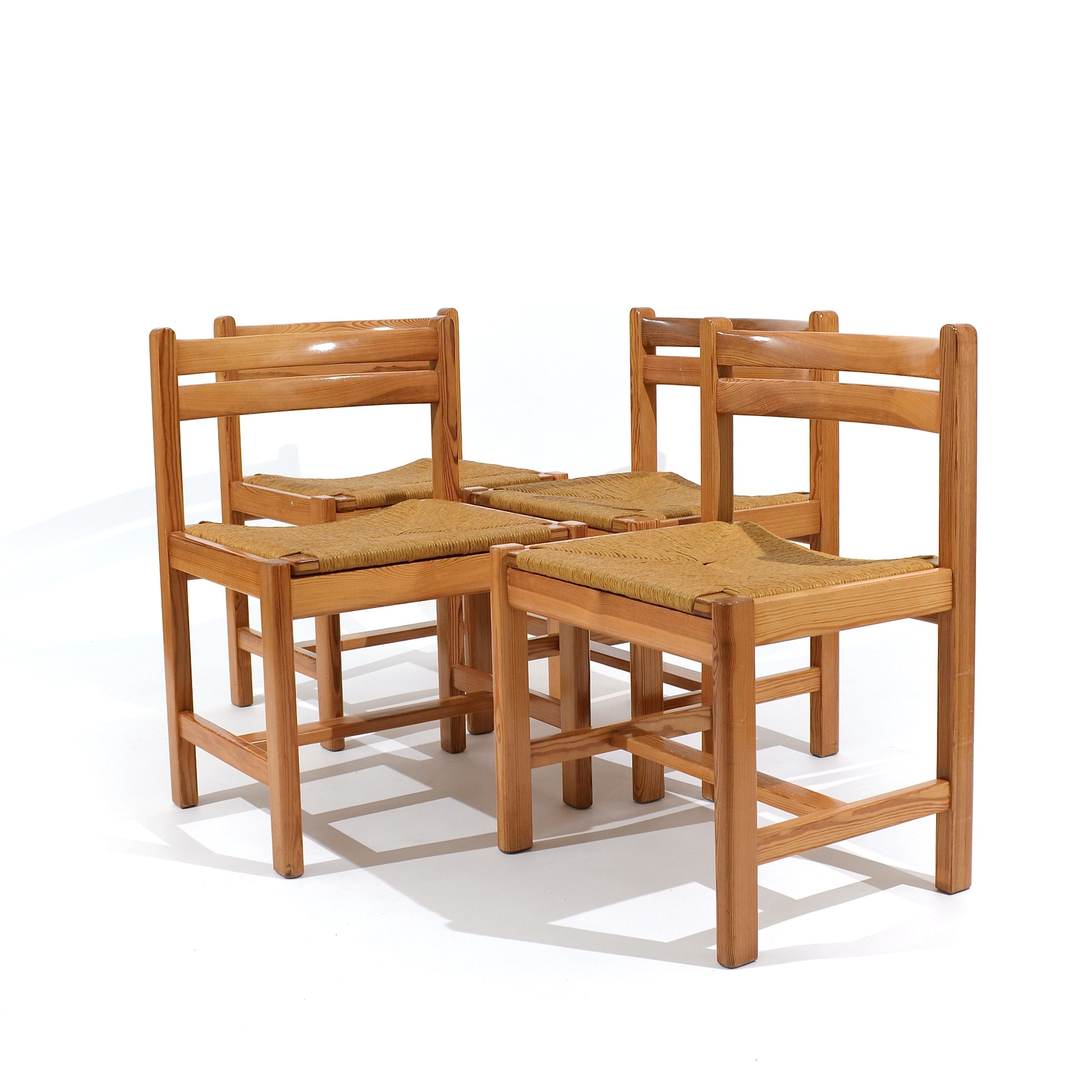 Set de 4 chaises Asserbo par Børge Mogensen, K.A & Söner, 1964, Danemark – Image 2