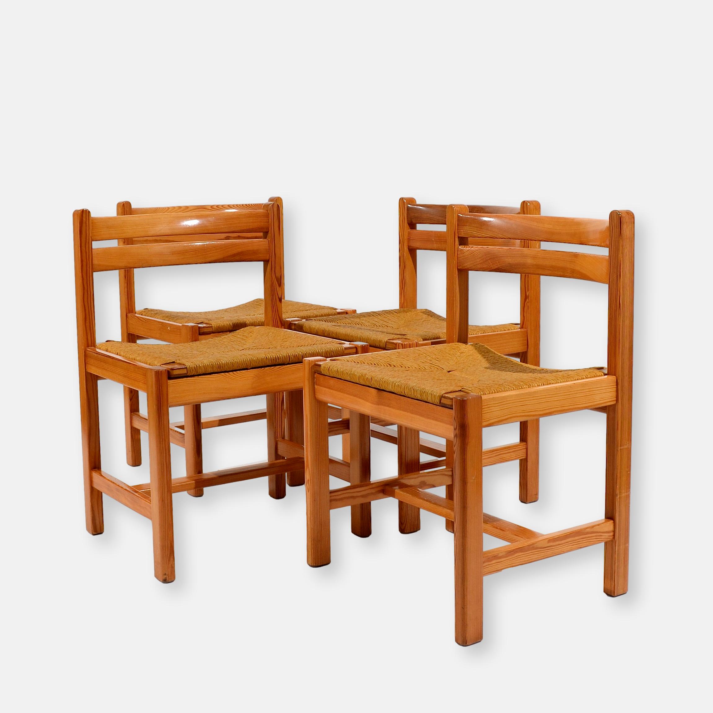 Chaises Asserbo par Børge Mogensen