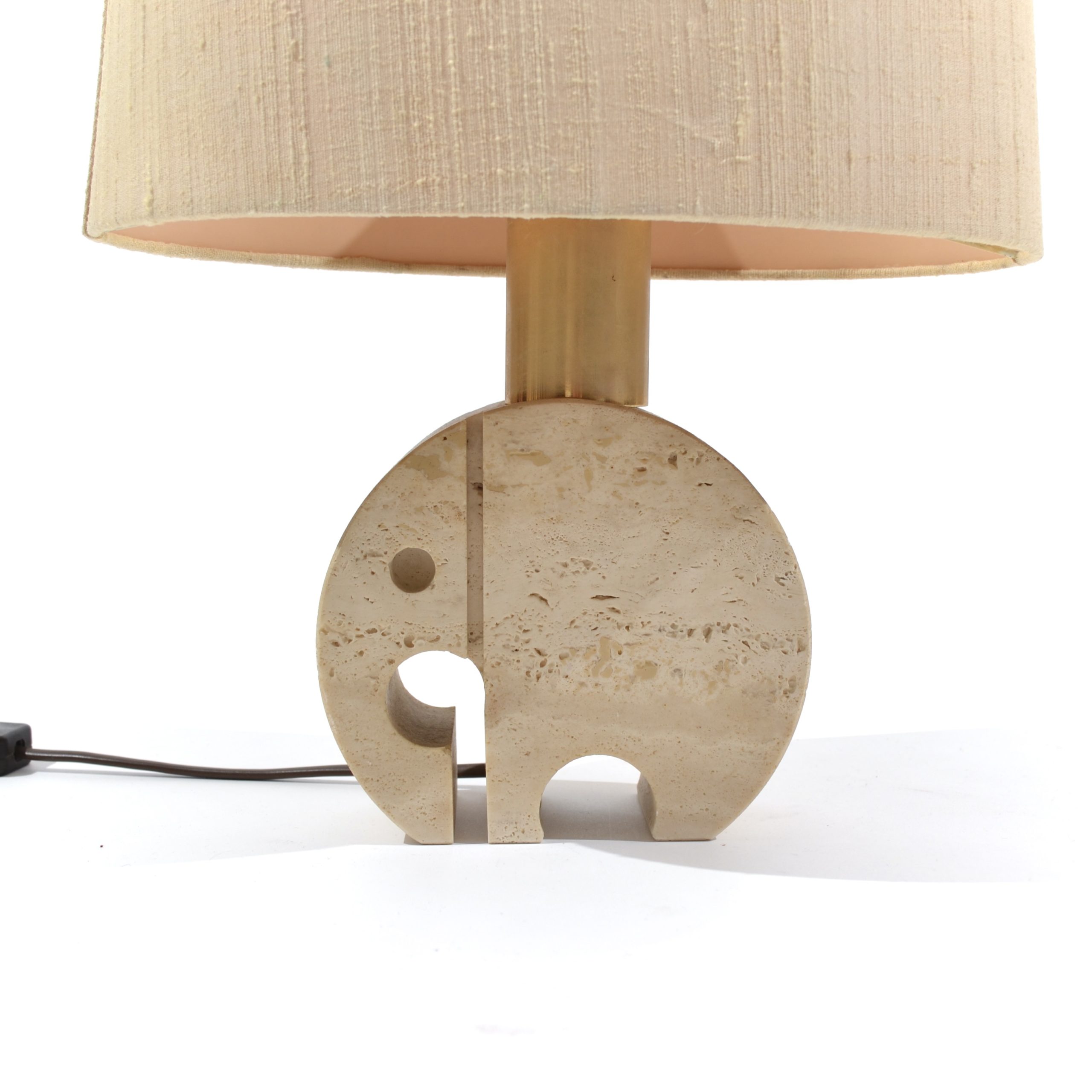 Lampe de table en travertin, Fratelli Mannelli, Italie, 1970's – Image 5