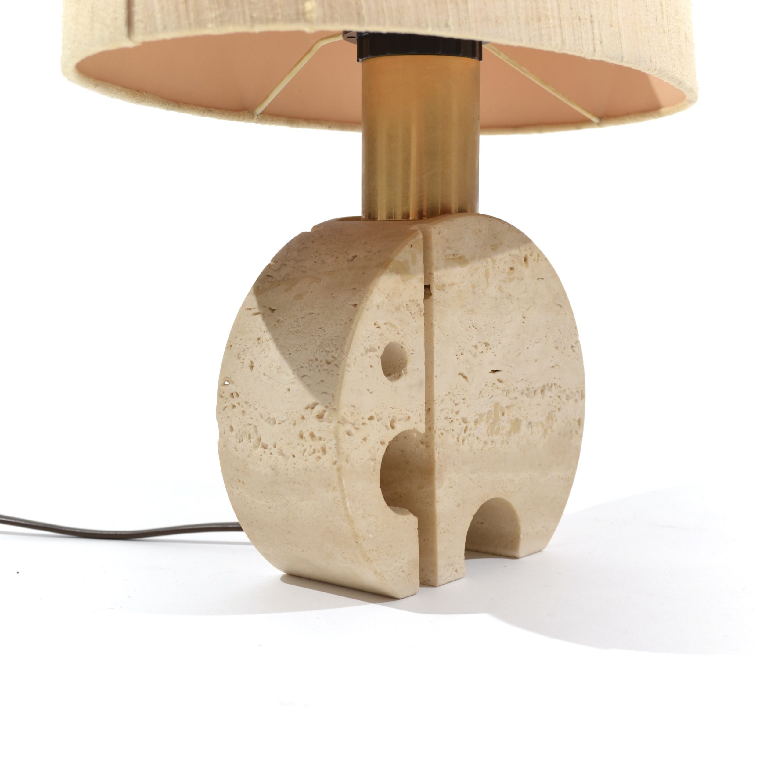 Lampe de table en travertin, Fratelli Mannelli, Italie, 1970's – Image 6
