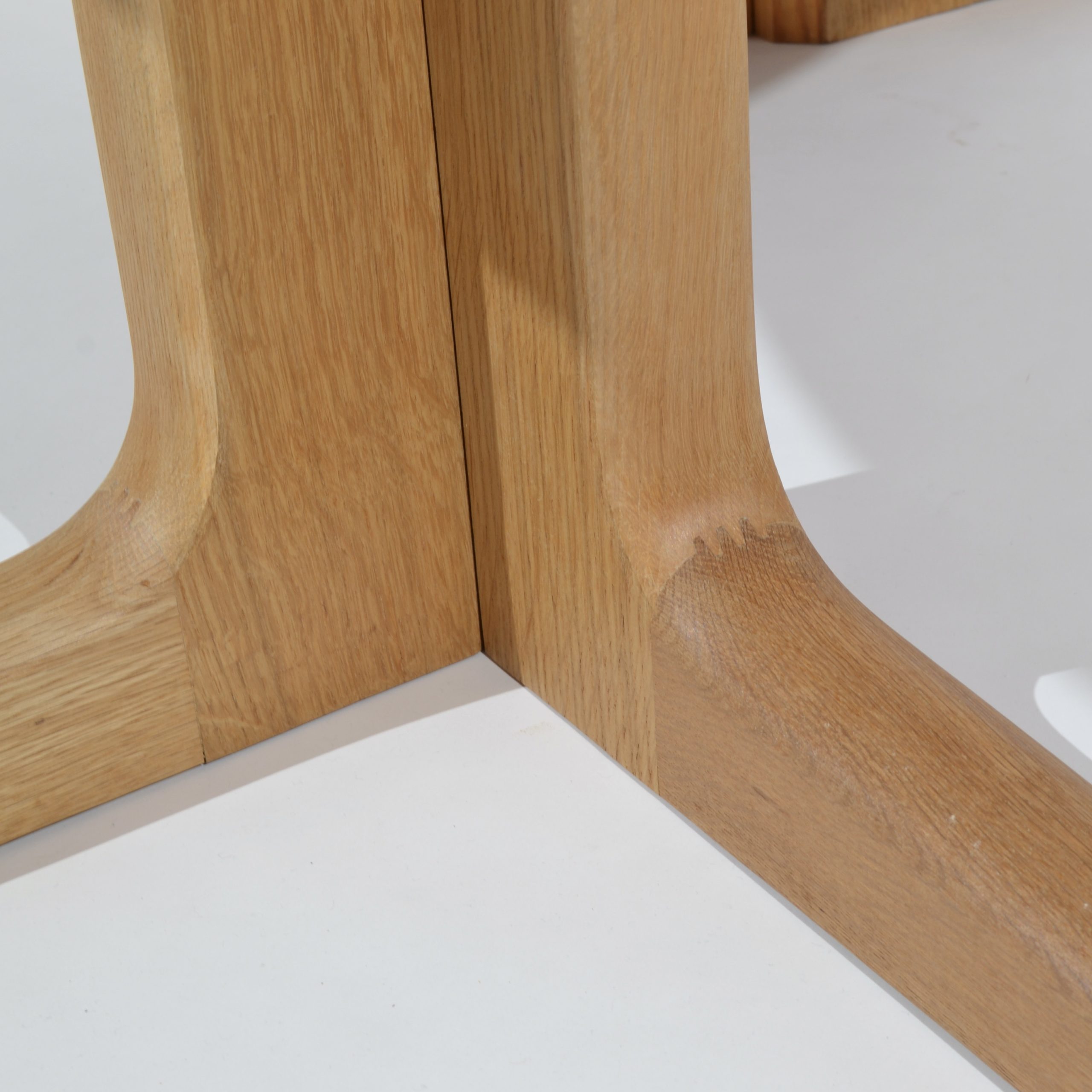 Table à manger en chêne, Danemark, 1970's – Image 11