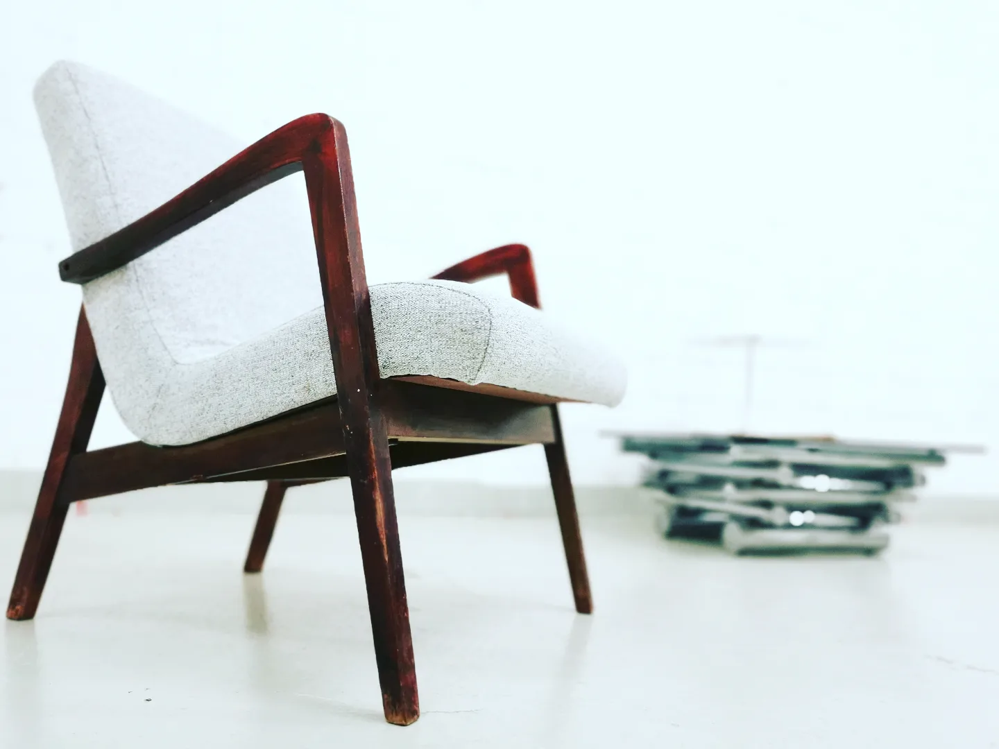 Armchair Lisek 70s neu gepolstert Nordic – Image 4