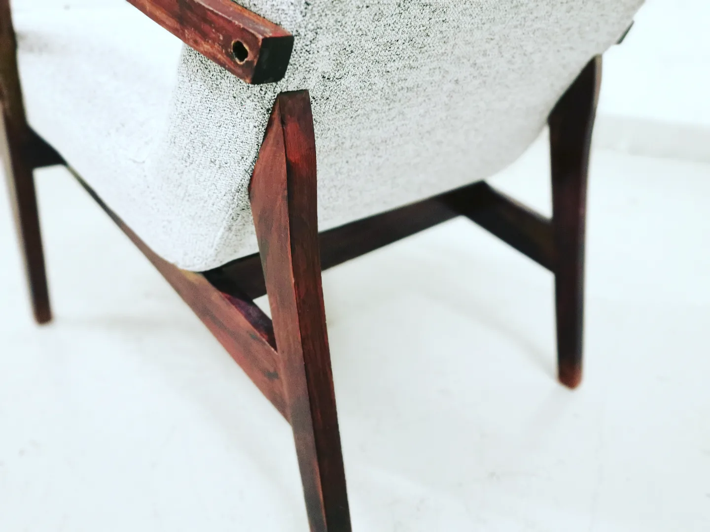 Armchair Lisek 70s neu gepolstert Nordic – Image 5