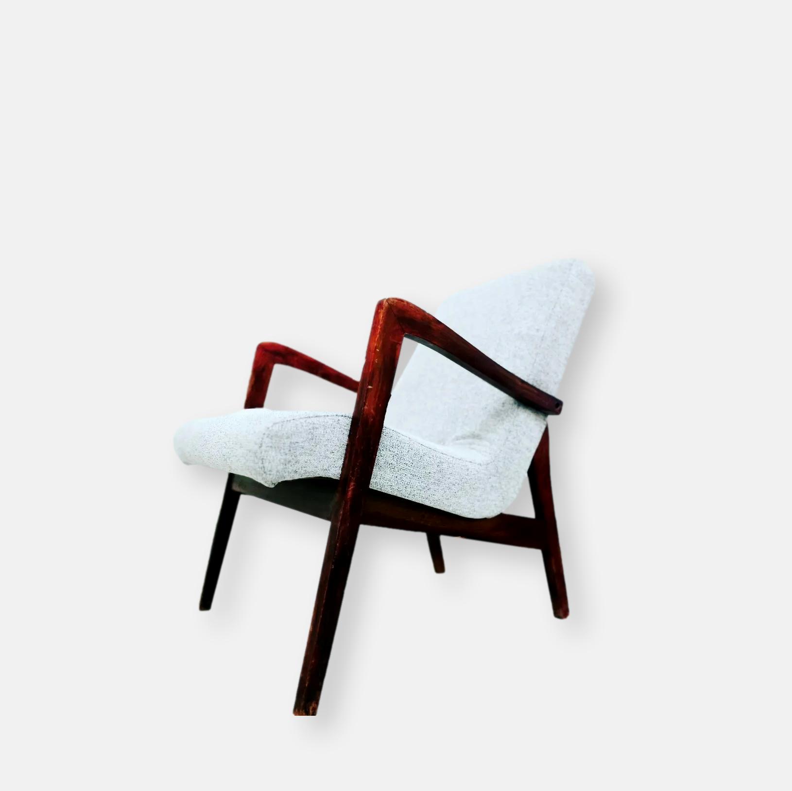 Armchair Lisek 70s neu gepolstert Nordic