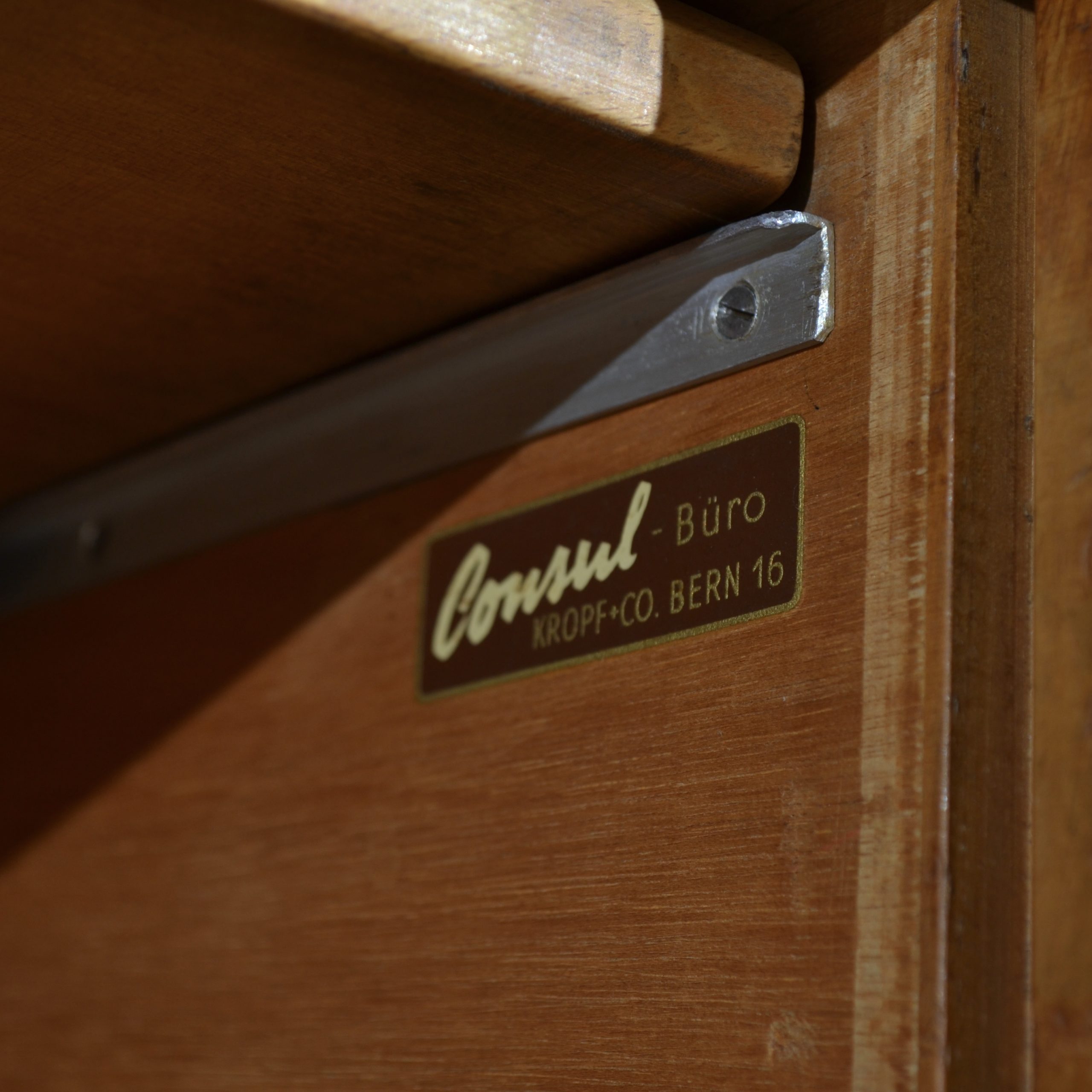 Secrétaire à rideau, Consul-Büro, Suisse, 1950's – Image 13