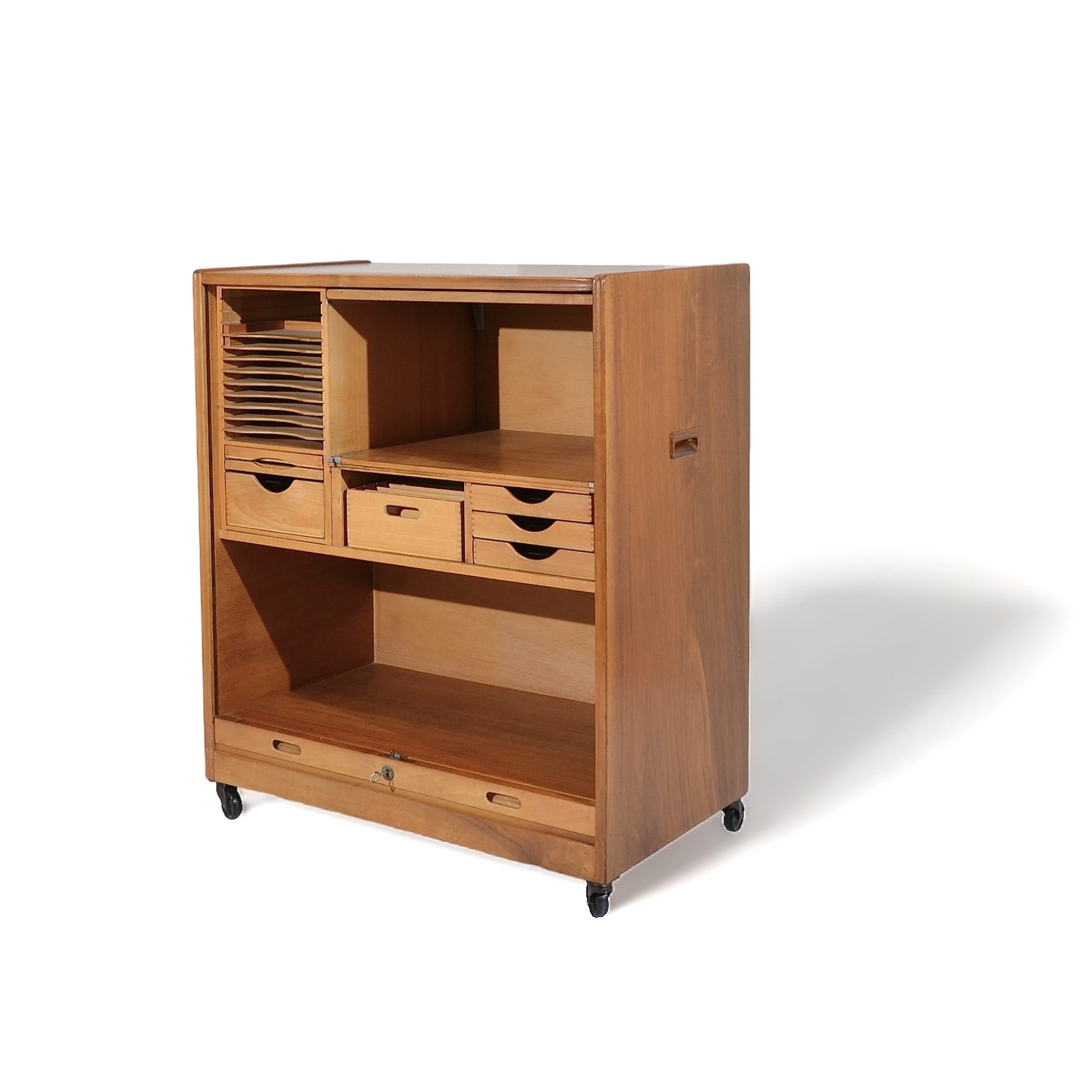 Secrétaire à rideau, Consul-Büro, Suisse, 1950's – Image 6