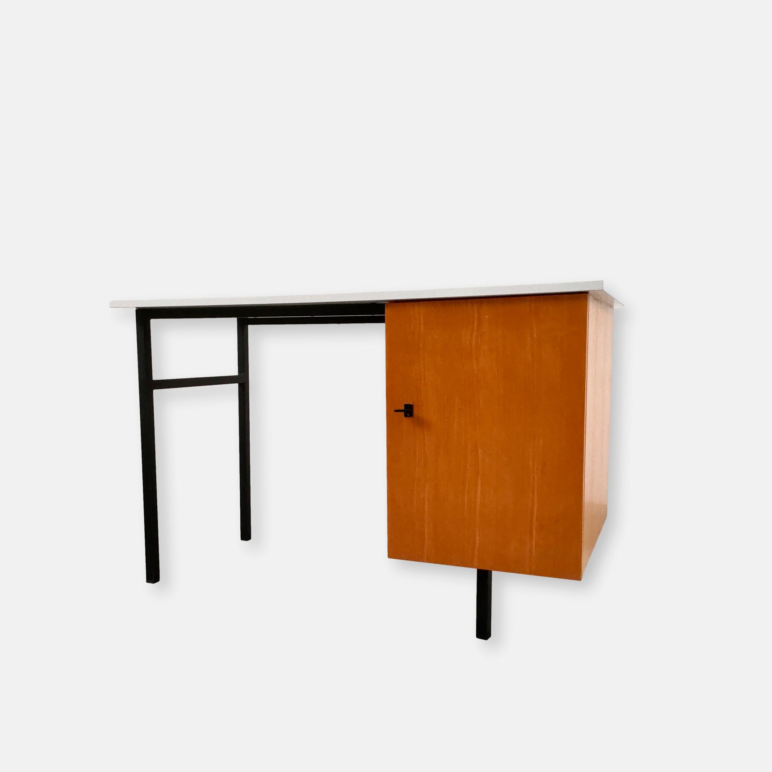 Bureau minimaliste Alan avec plateau coloré - 178,00 - Bureaux