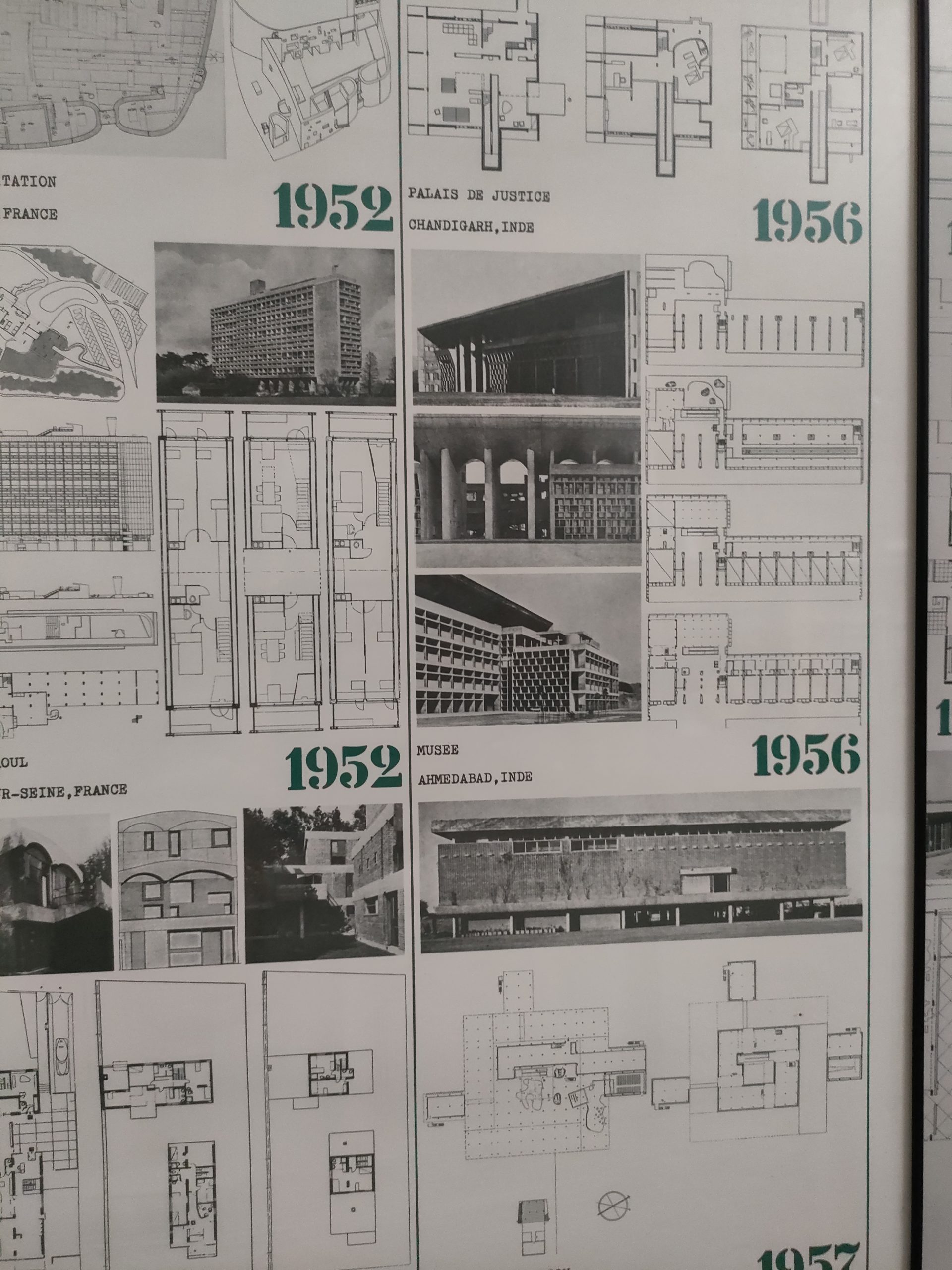 Lot de 4 affiches "Le Corbusier, projets réalisés 1905-1968" – Image 10