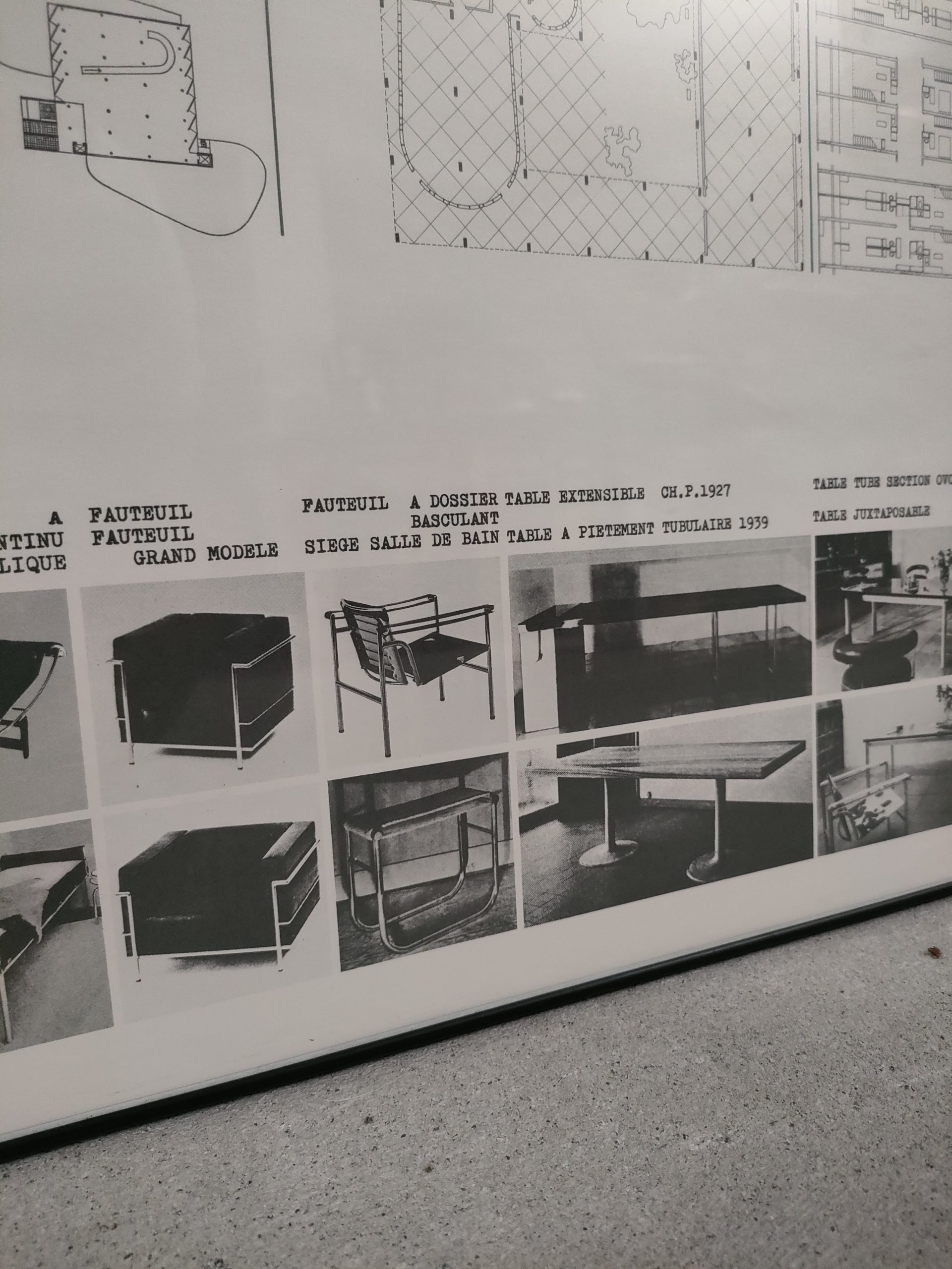 Lot de 4 affiches "Le Corbusier, projets réalisés 1905-1968" – Image 12