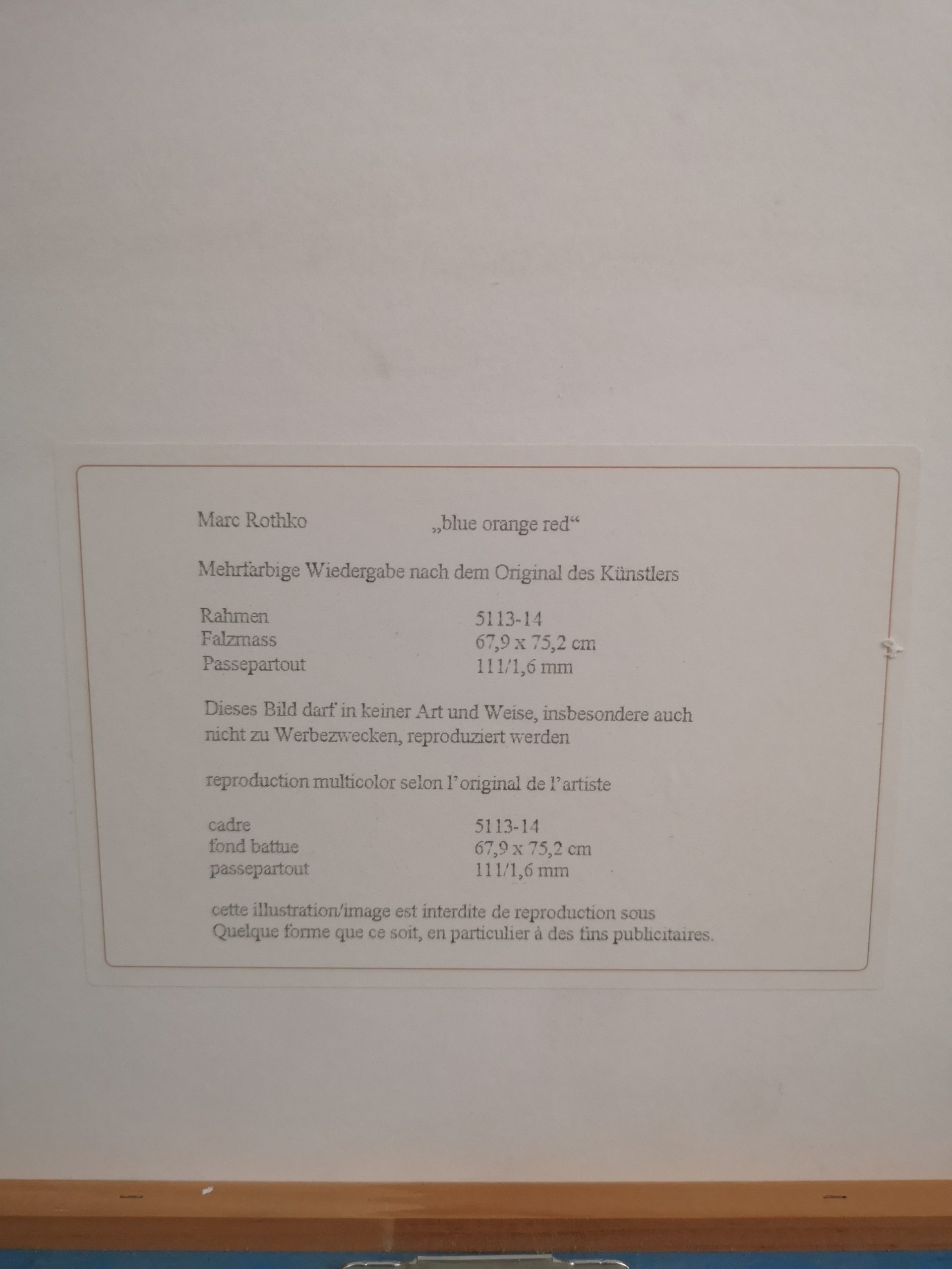 Marc Rothko - Blue orange red – Image 7