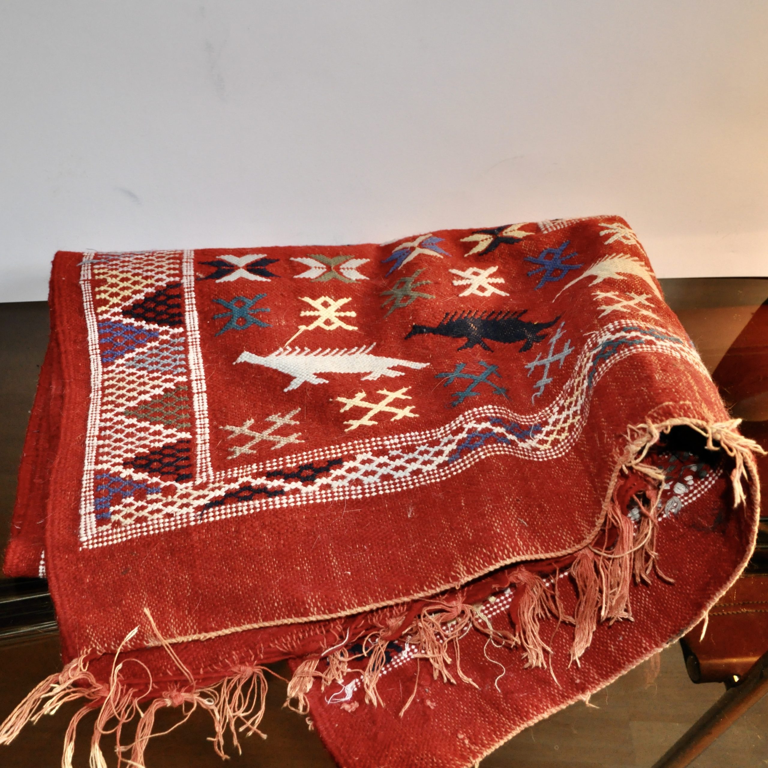 Petit tapis marocain kilim – Image 3