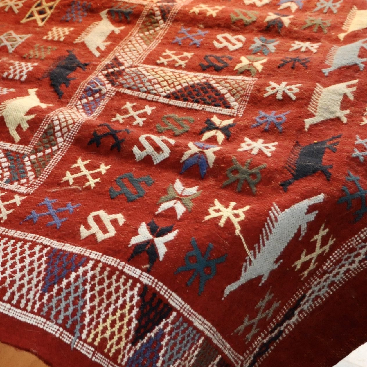 Petit tapis marocain kilim – Image 4