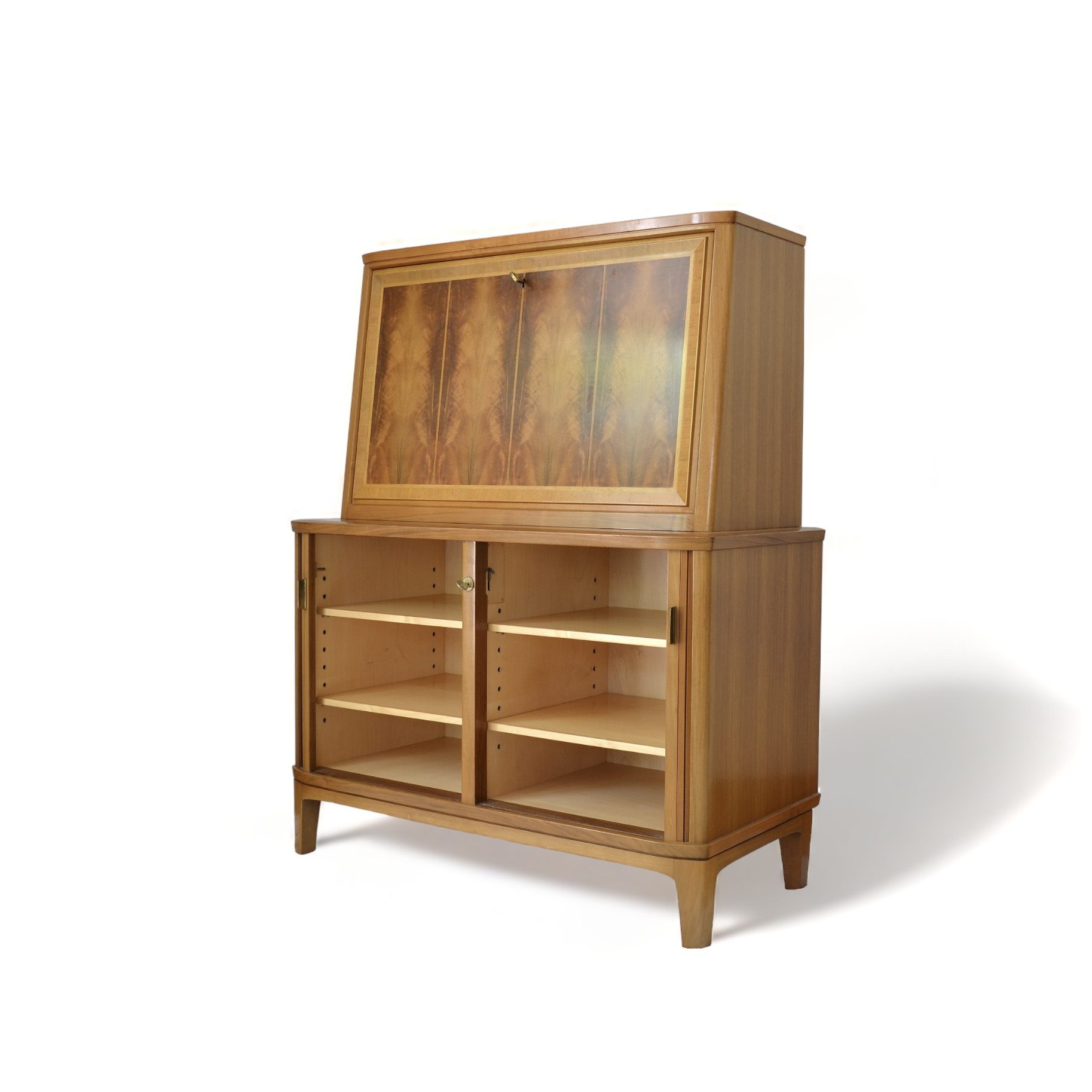 Secrétaire en noyer, Sproll, Suisse, 1980's – Image 6