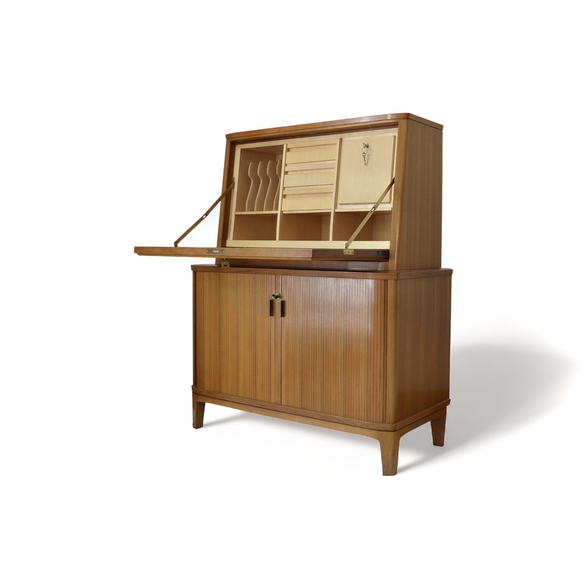 Secrétaire en noyer, Sproll, Suisse, 1980's – Image 8