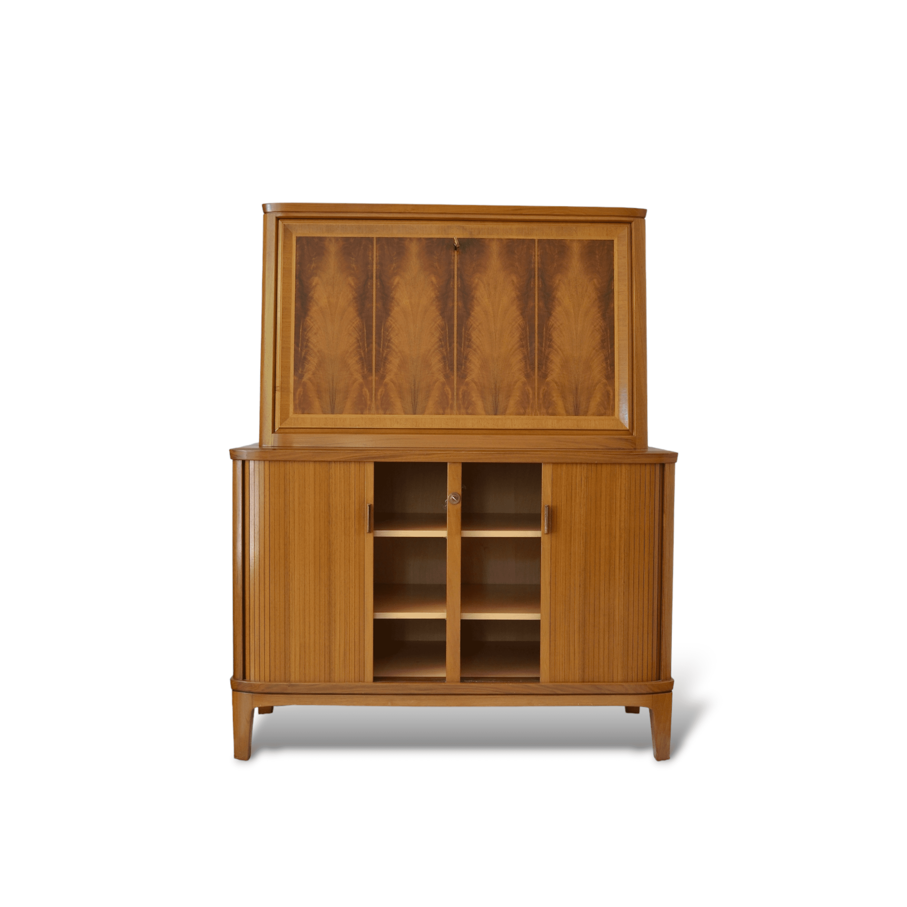 Secrétaire en noyer, Sproll, Suisse, 1980's – Image 4