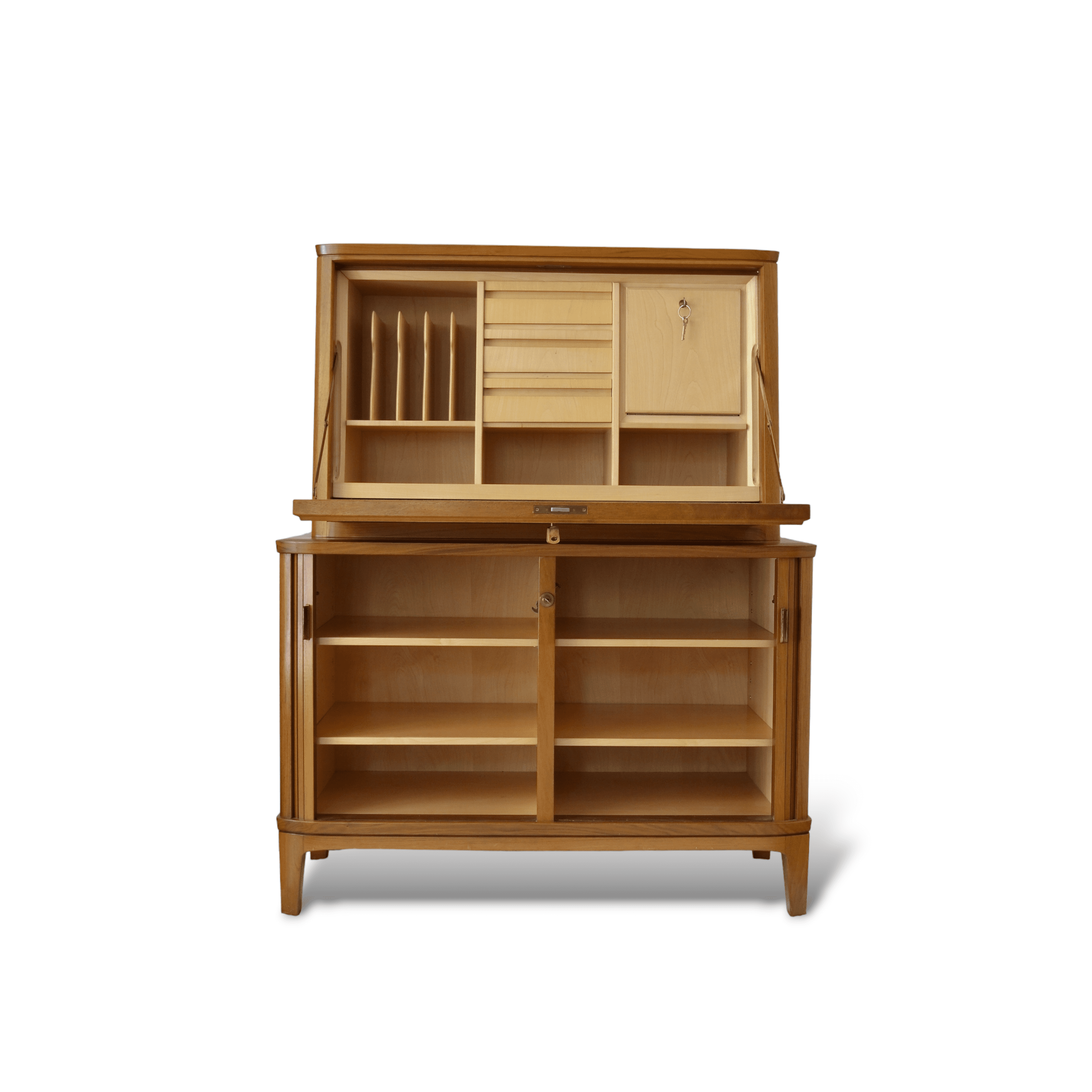 Secrétaire en noyer, Sproll, Suisse, 1980's – Image 2