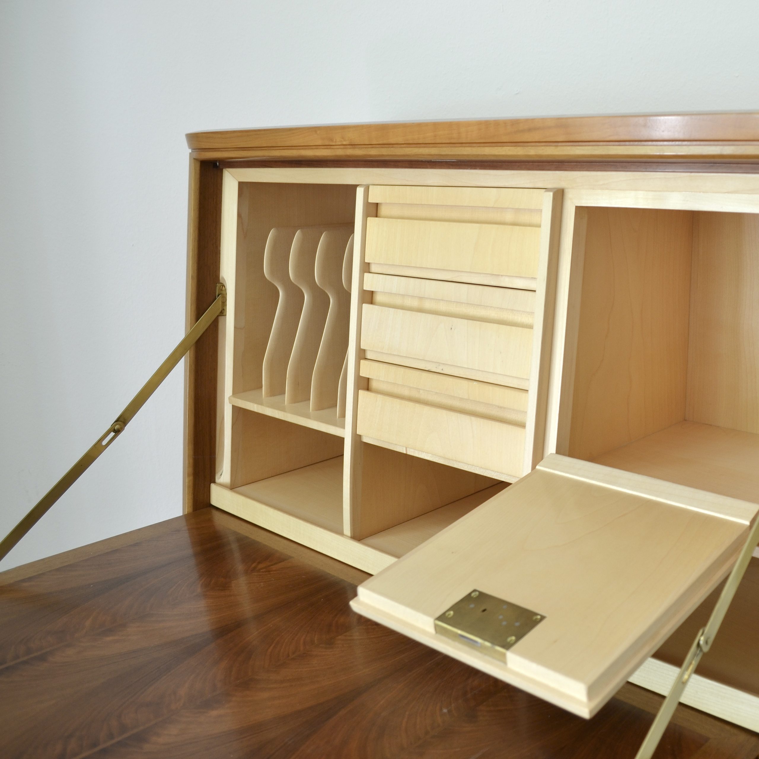 Secrétaire en noyer, Sproll, Suisse, 1980's – Image 11