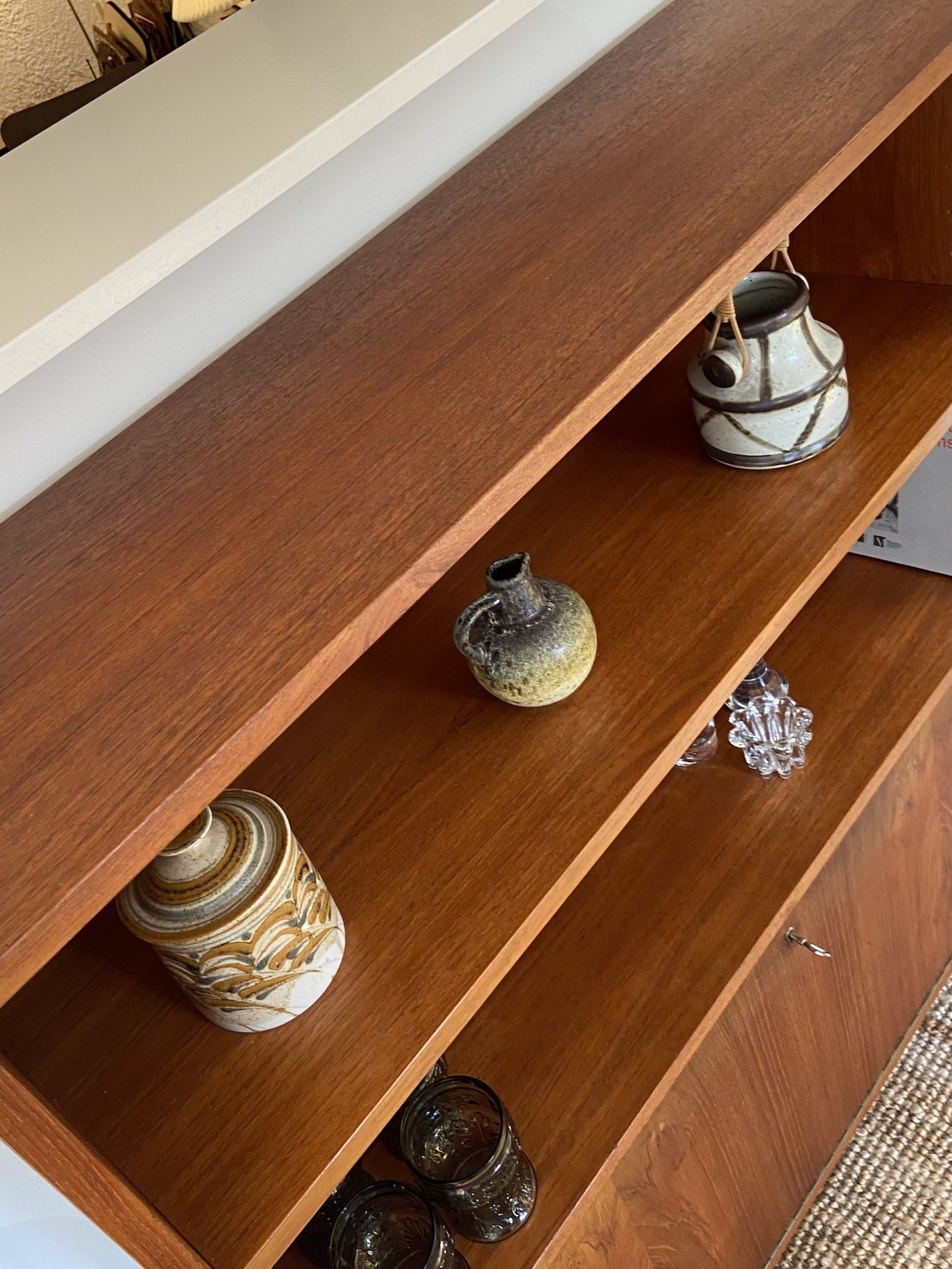 Étagère en teck danoise vintage – Image 8