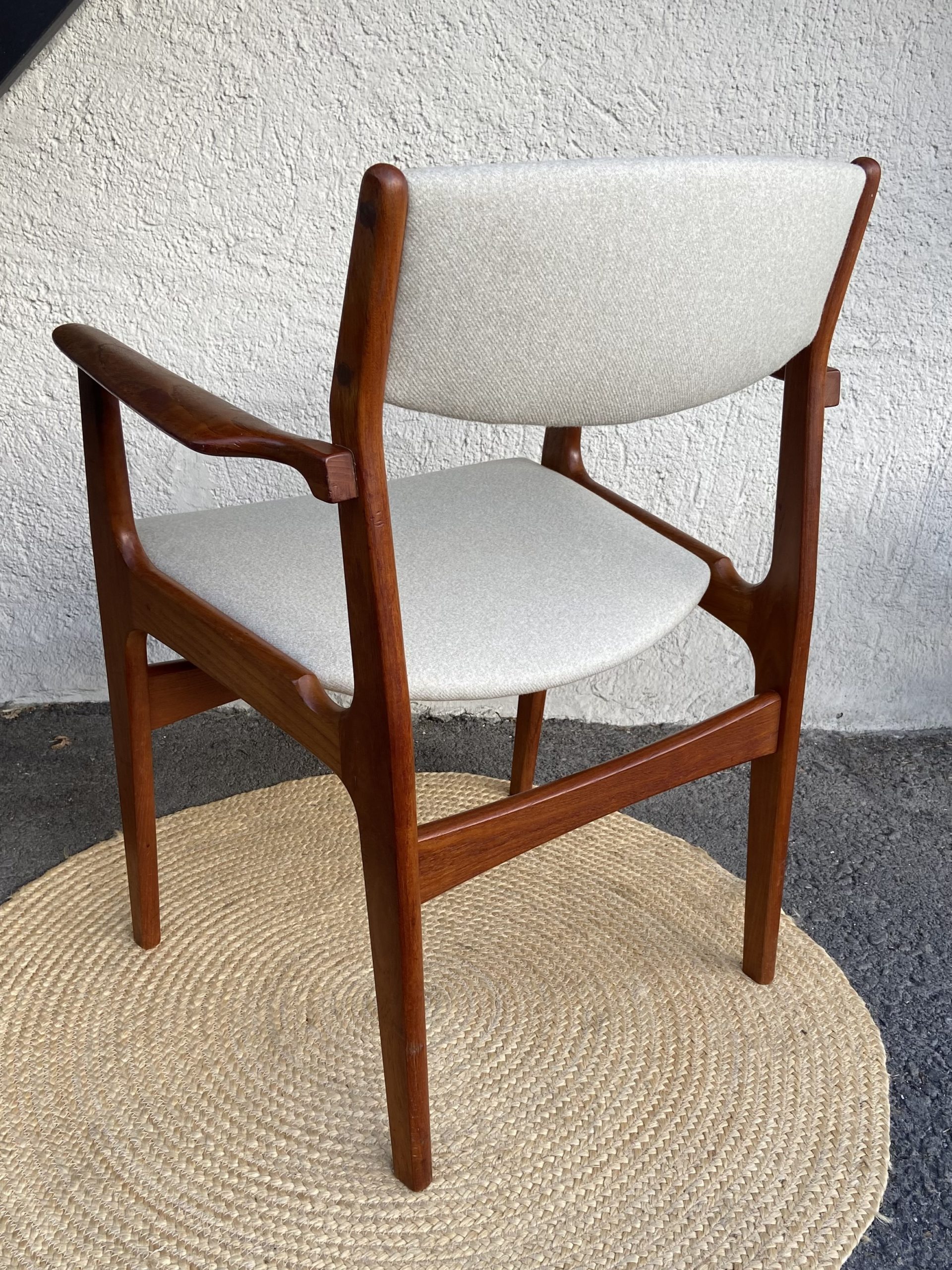 Fauteuil en teck danois vintage – Image 9