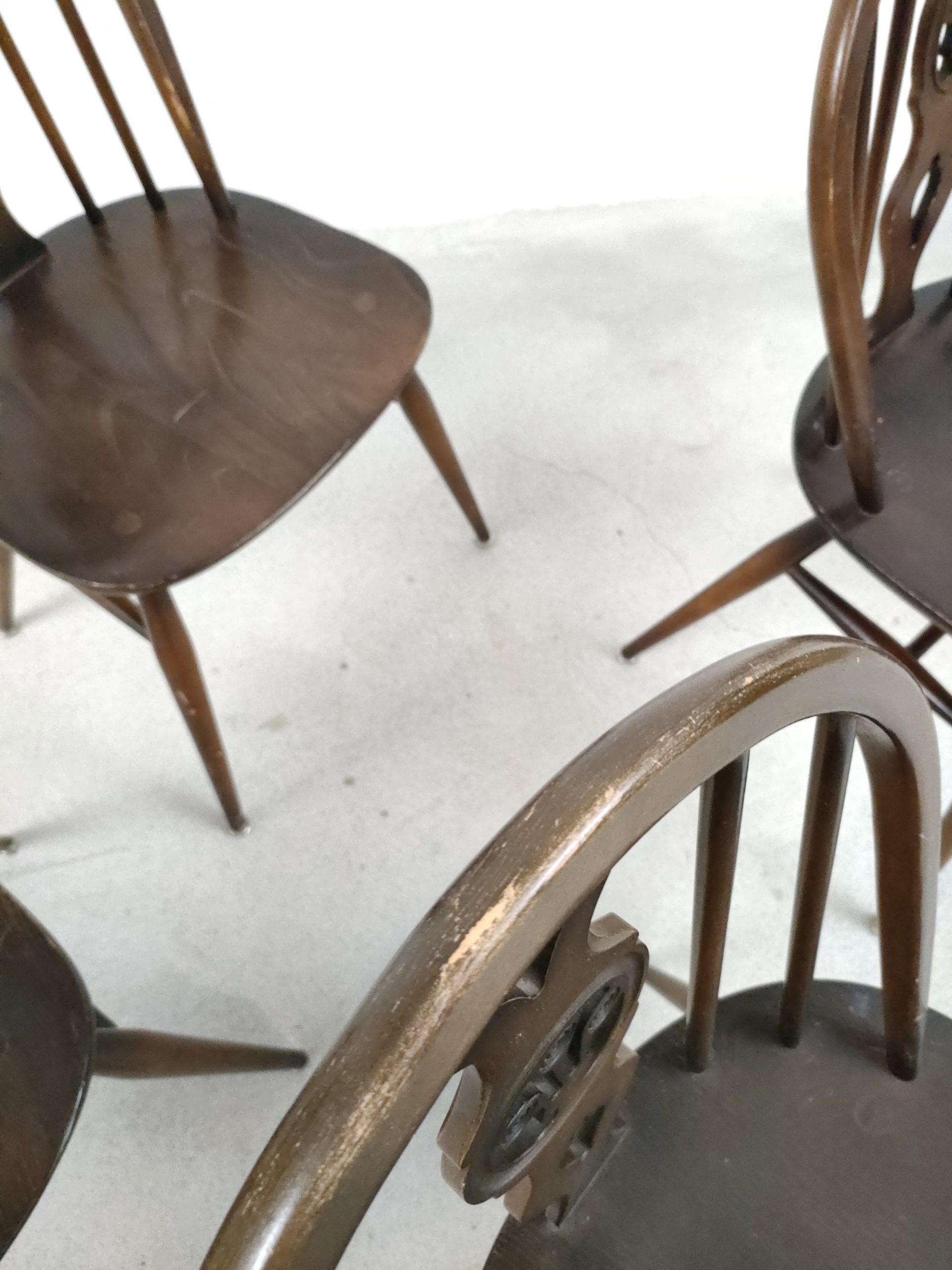 Set de 4 chaises Ercol – Image 9