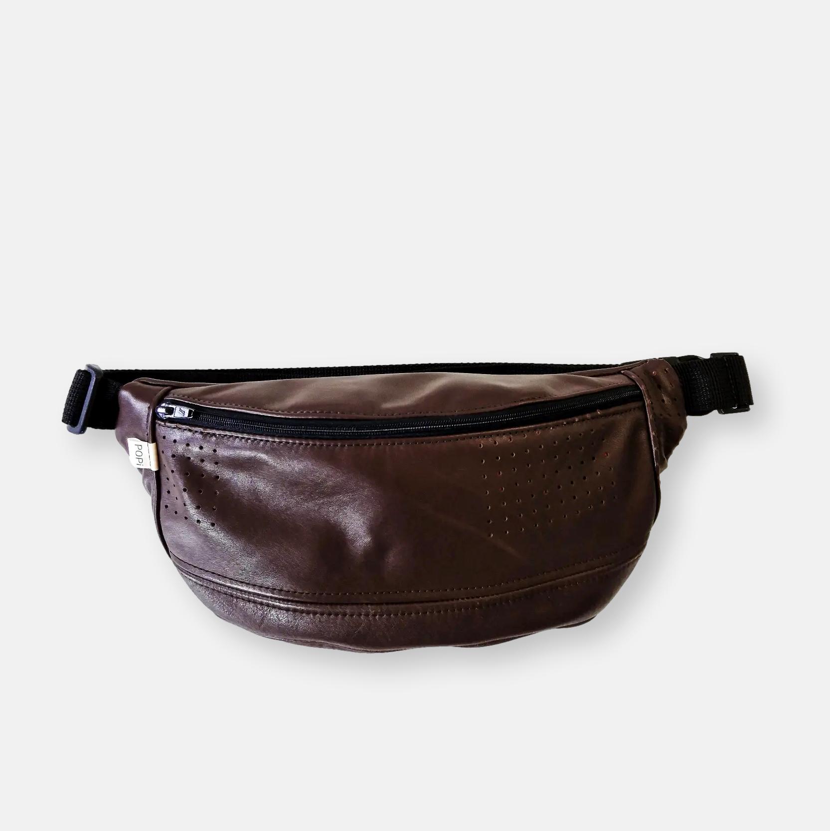 Sac Banane - La Cuir Chocolat n°1