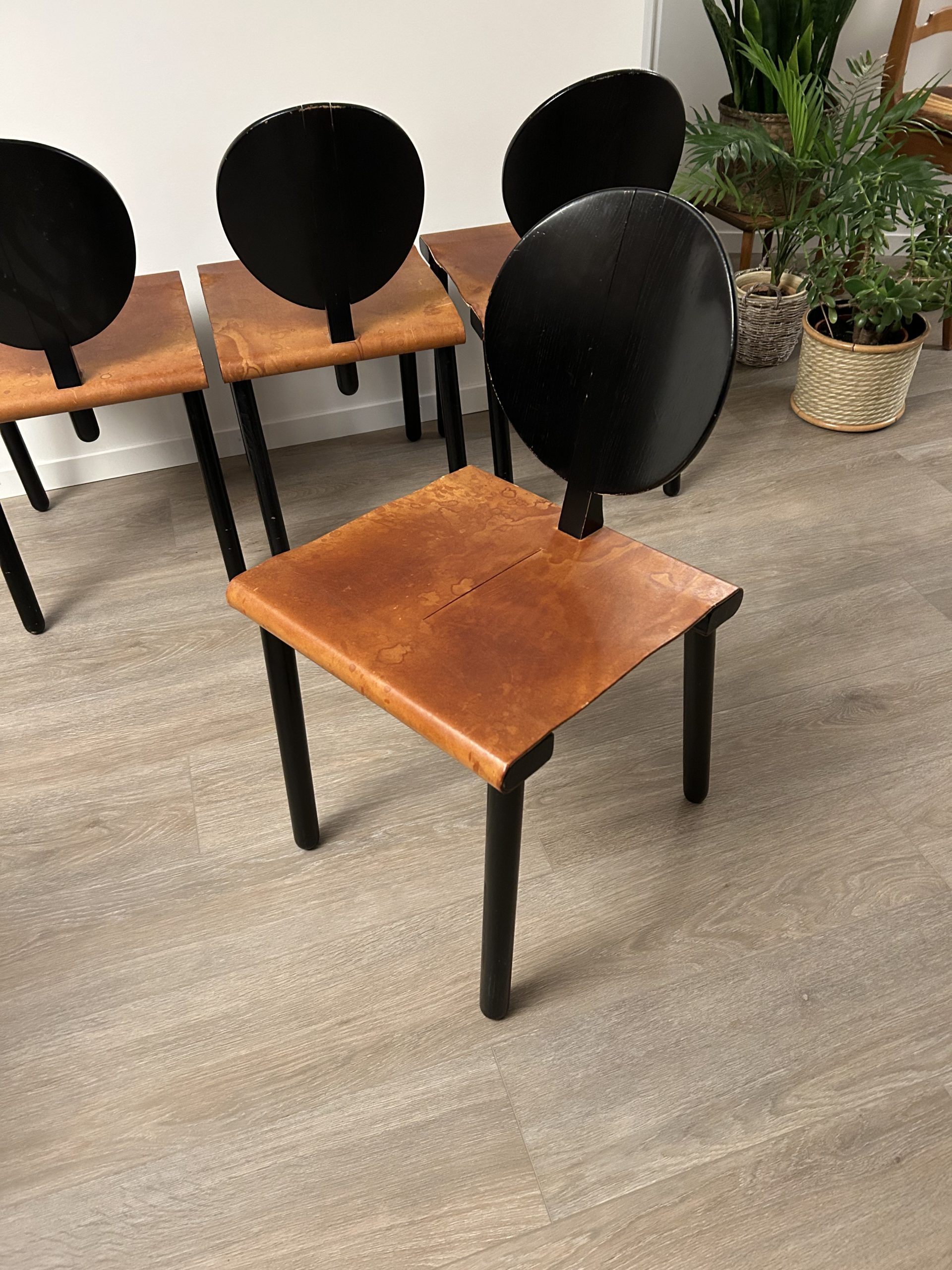 Set de 4 chaises « Fiona » du designer italien Gigi Sabadin – Bild 4