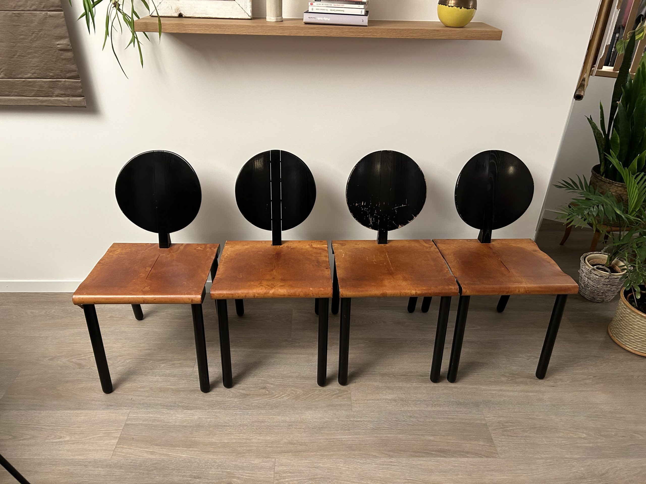 Set de 4 chaises « Fiona » du designer italien Gigi Sabadin – Bild 2