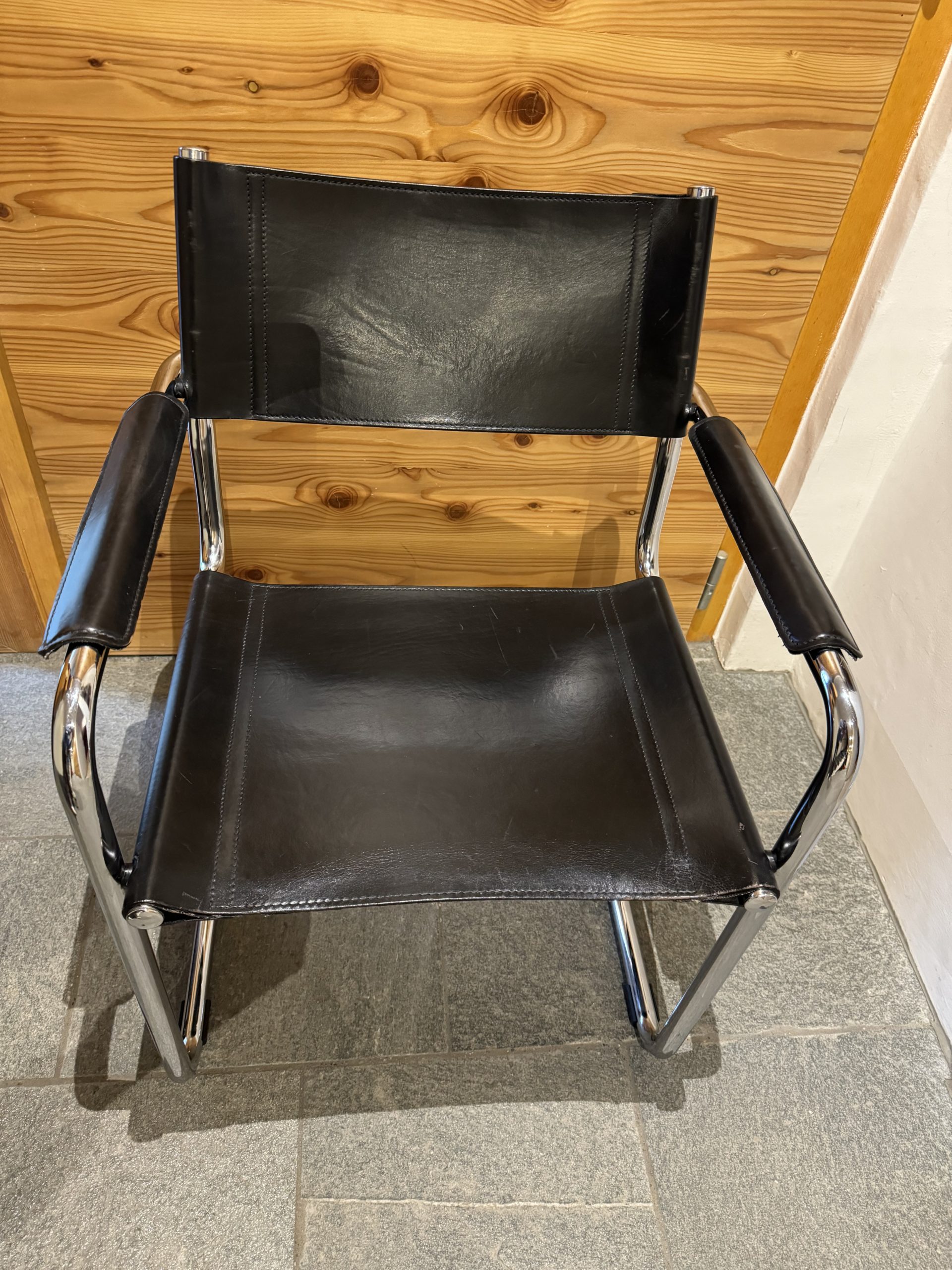 Lot de 4 fauteuils B34 et 2 chaises B32 Marcel Breuer / Mart Stamm – Image 3