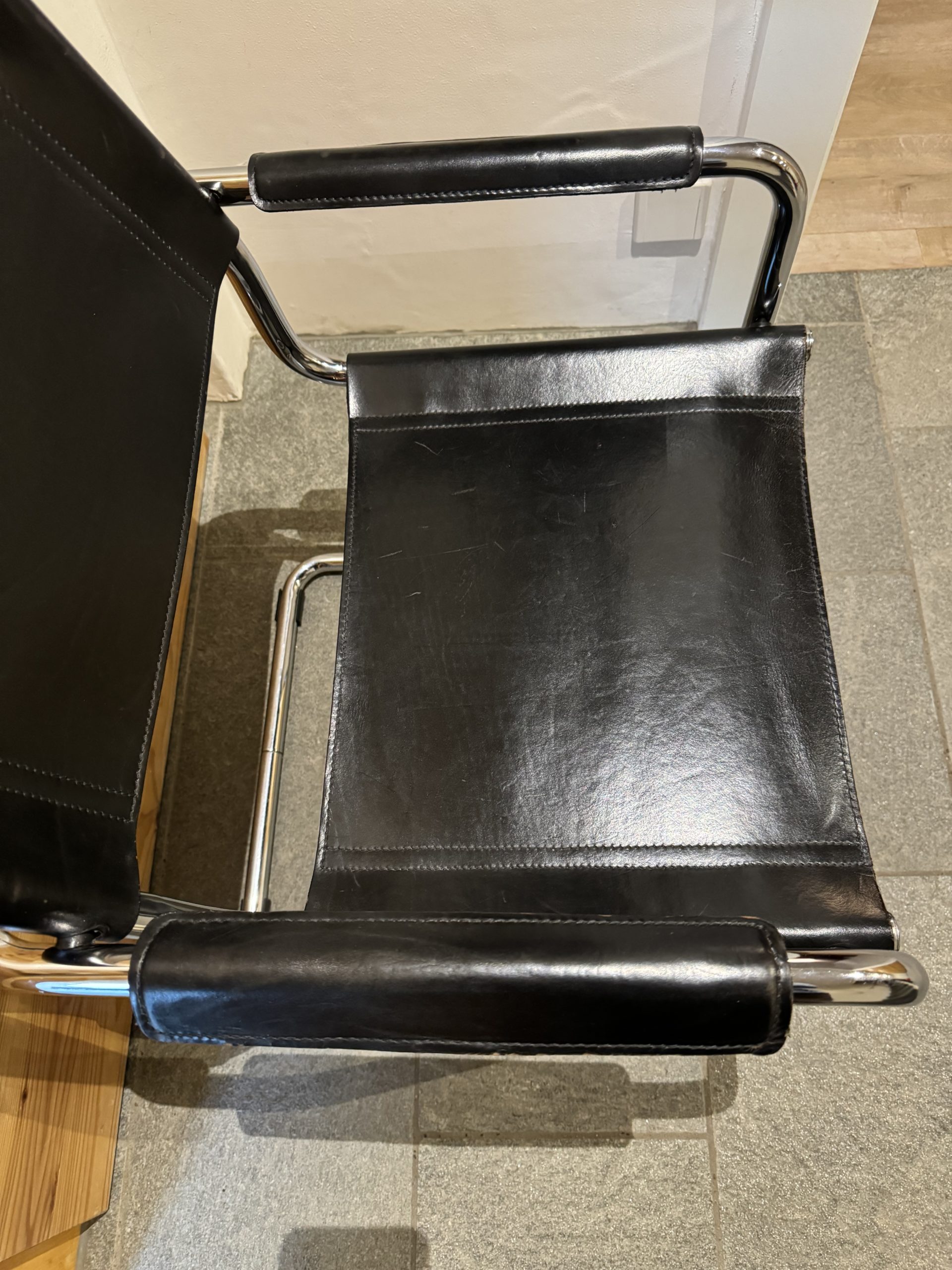 Lot de 4 fauteuils B34 et 2 chaises B32 Marcel Breuer / Mart Stamm – Image 4