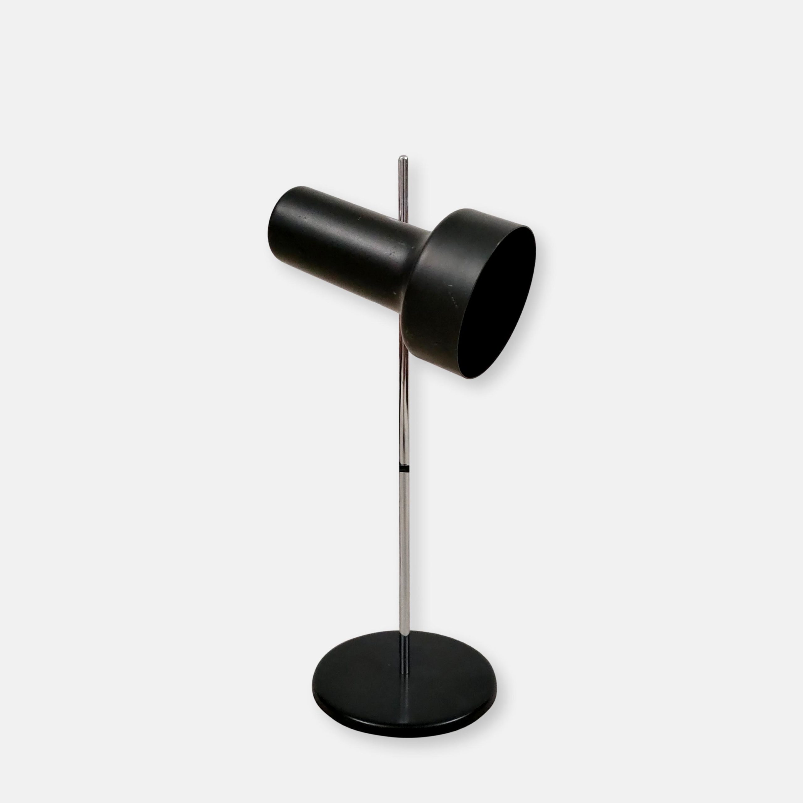 Lampe de table spot noire