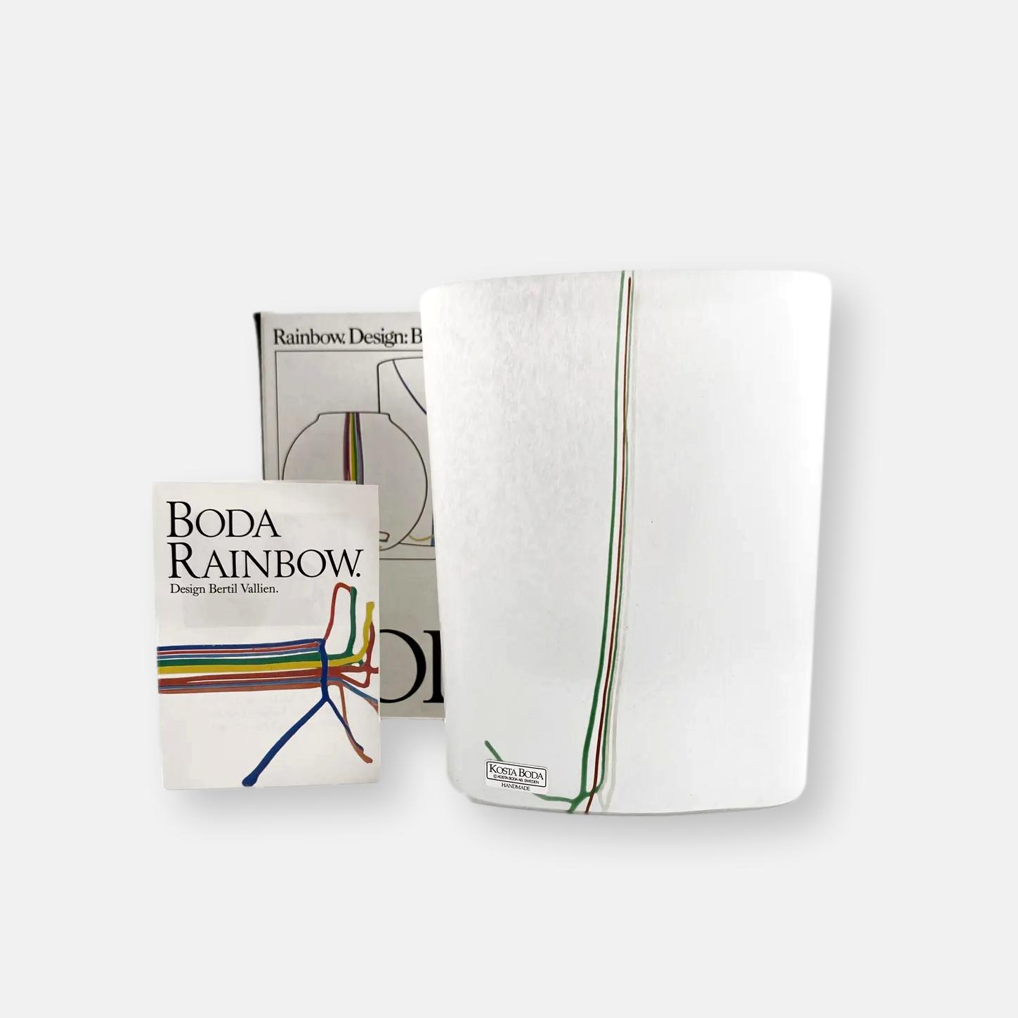 Vase de Bertil Vallien pour Kosta Boda de la serie "Rainbow"