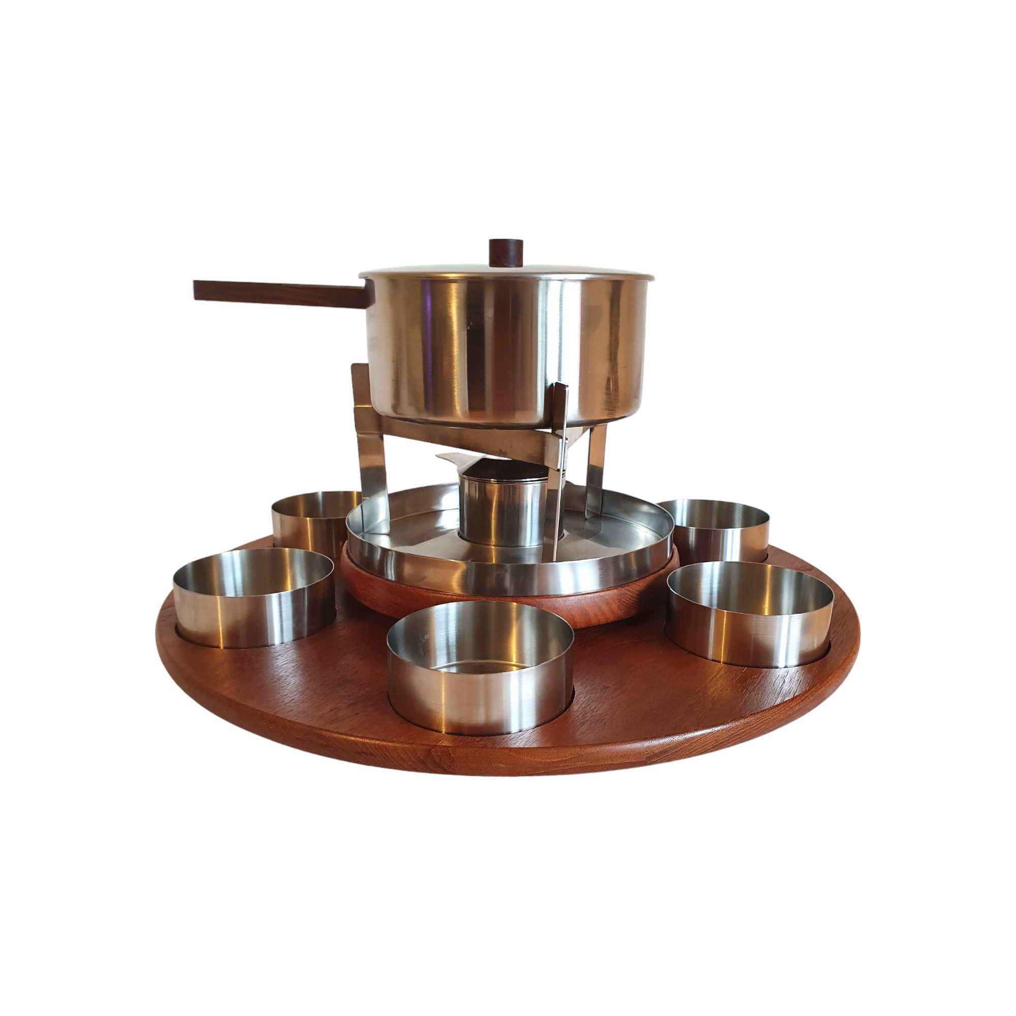 Set à fondue, Stelton, Peter Holmblad, Danemark, 1967 – Image 2