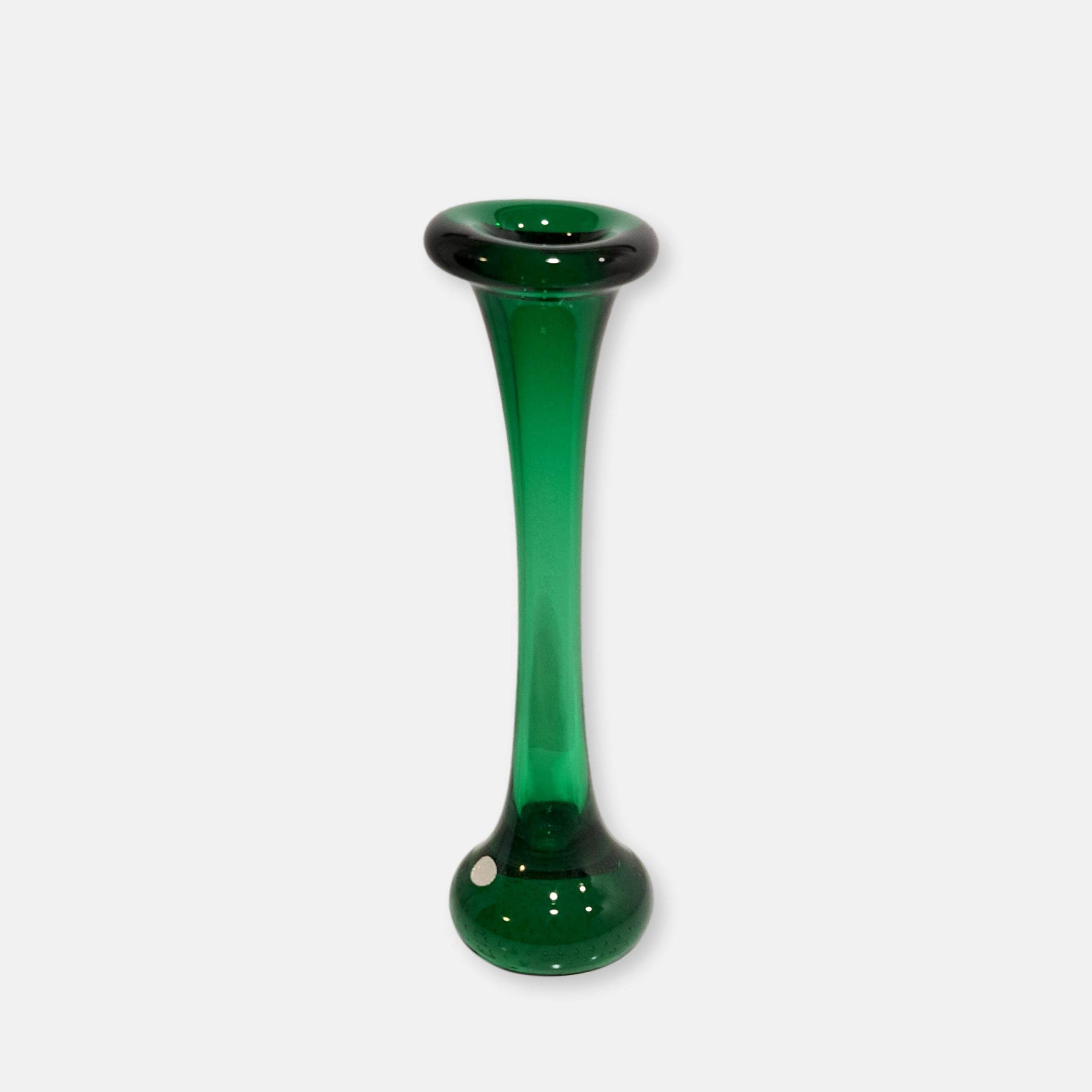 Vase soliflore de Bo Borgström pour Aseda- Glasbruk