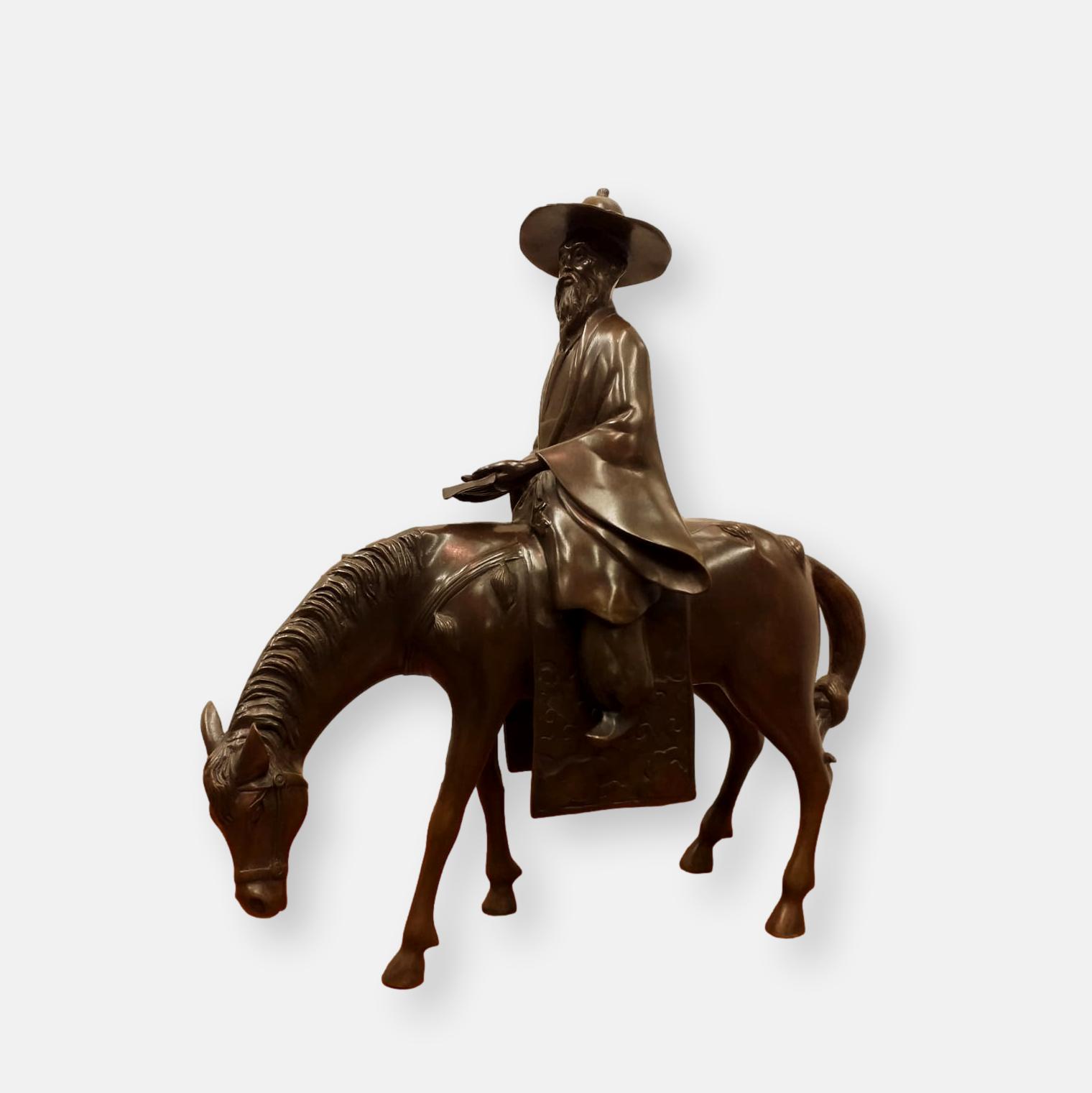 Bronze cavalier Toba