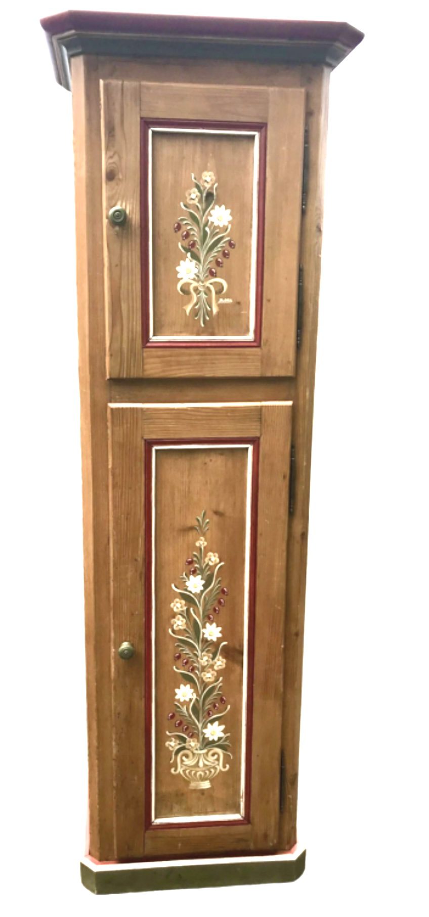 Bonnetiere en pin massif décorée main – Image 2