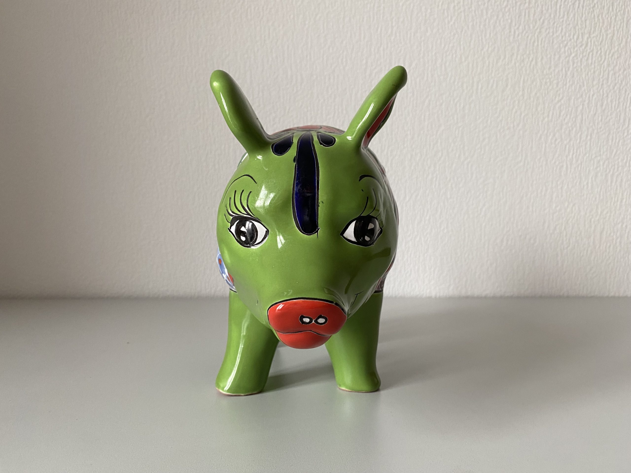 Cochon en poterie "Talavera" du Mexique – Image 9