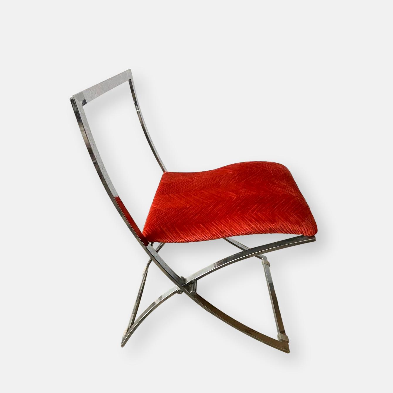 chaises pliables par Mercello Cuneo pour Mobel Italia